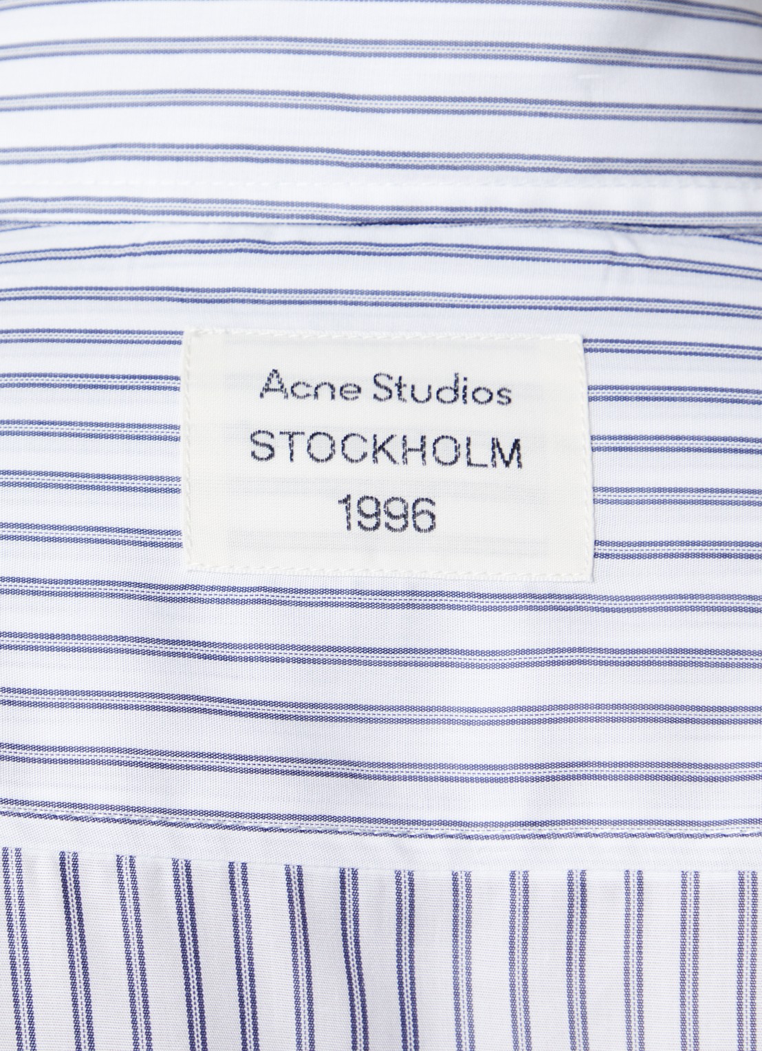 Acne Studios Soffia overhemd met borstzak - detail 2 indigo