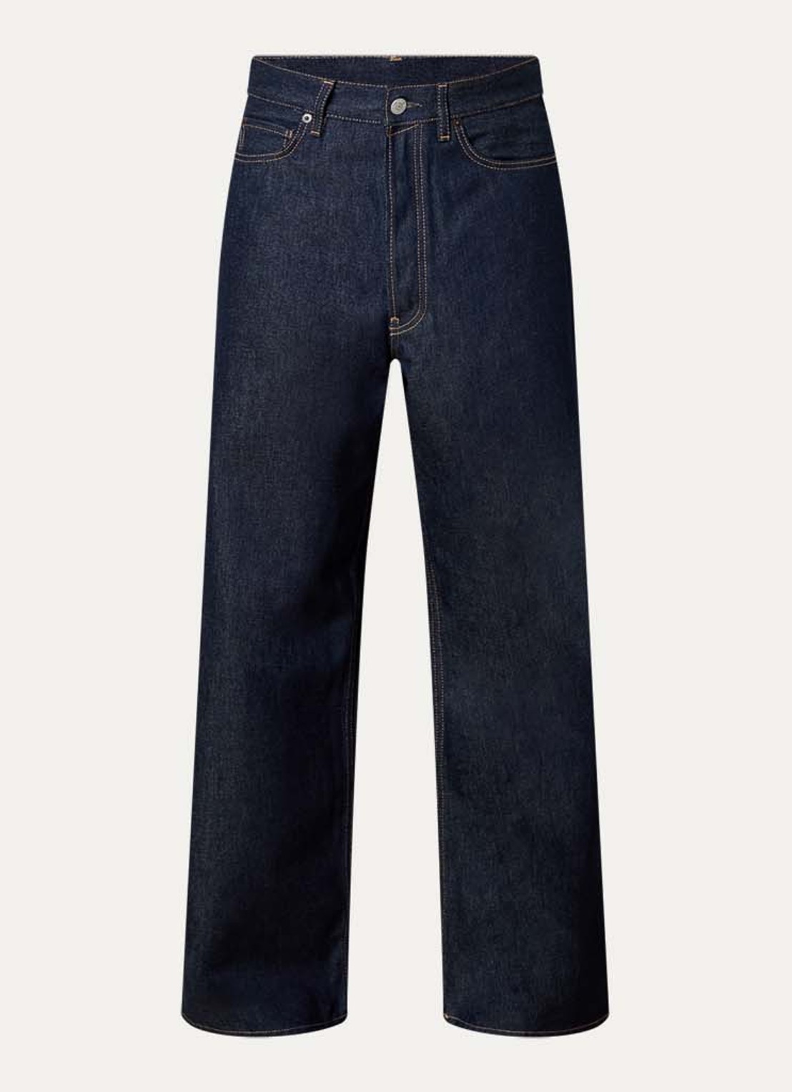 Acne Studios Straight leg jeans met donkere wassing - voorkant 2 indigo
