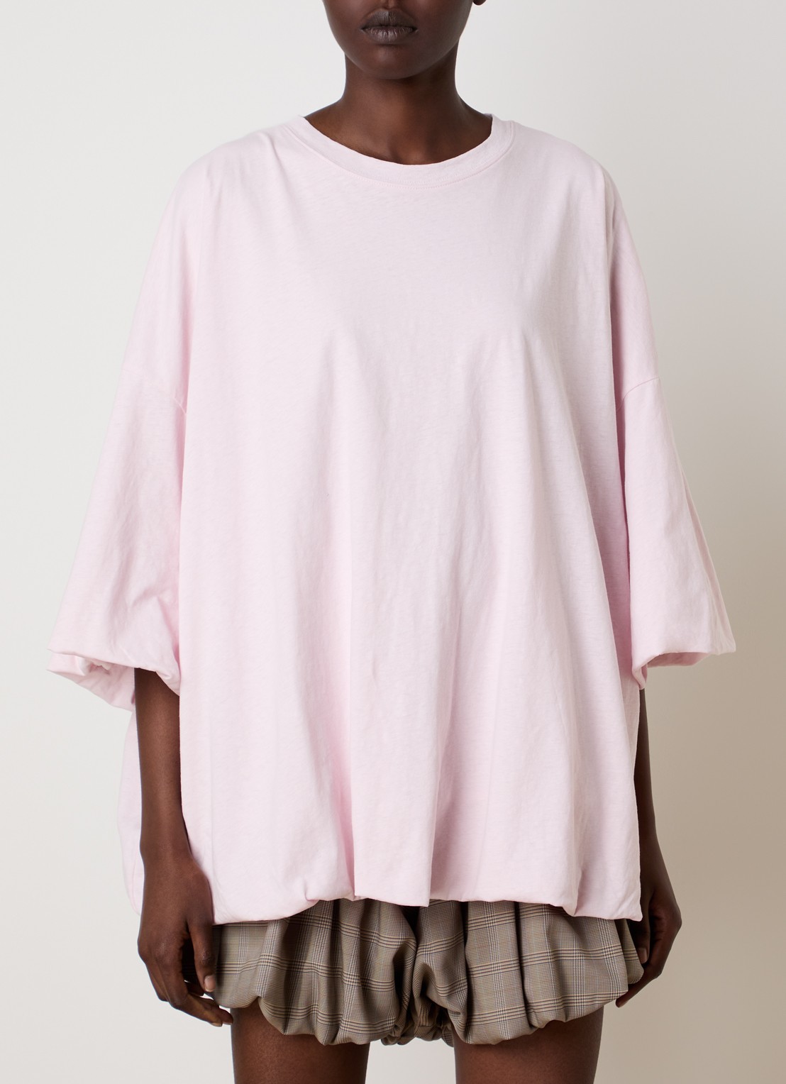 Acne Studios T-shirt met backprint - achterkant roze