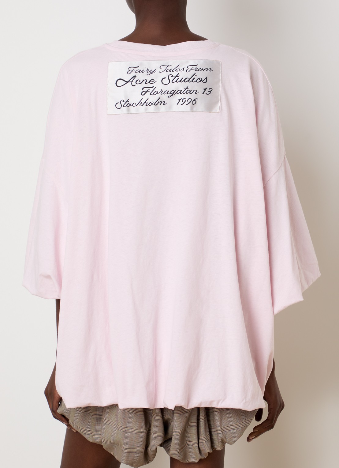 Acne Studios T-shirt met backprint - detail 4 roze