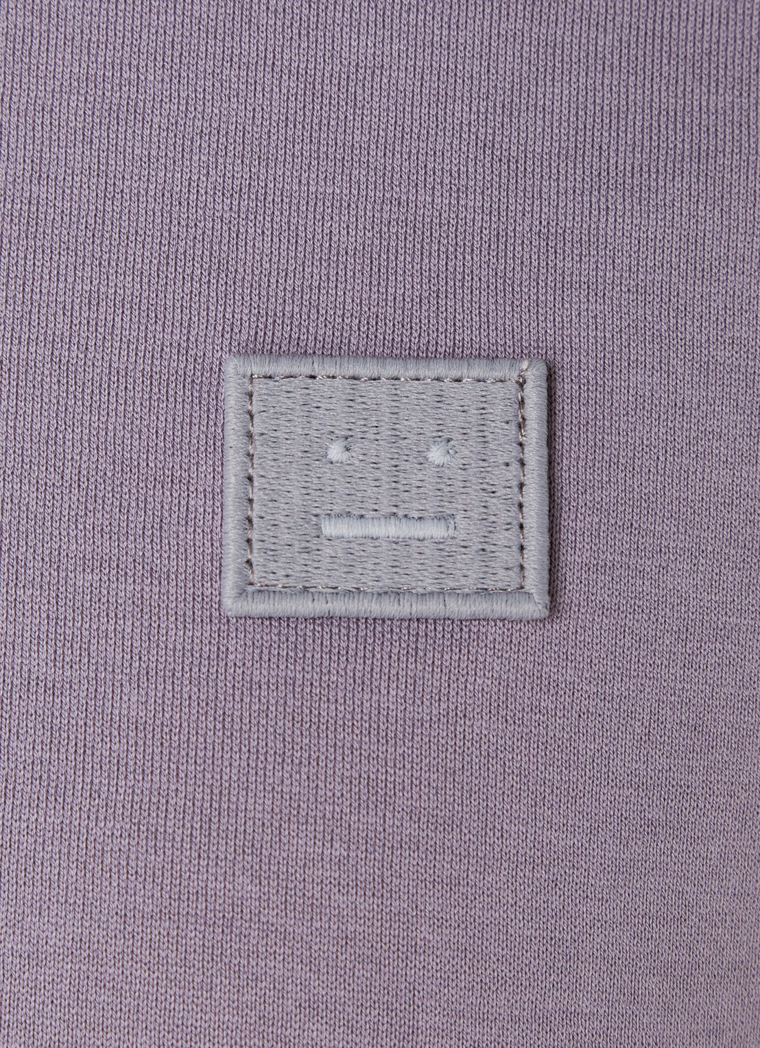 Acne Studios T-shirt met logoborduring - detail 3 paars