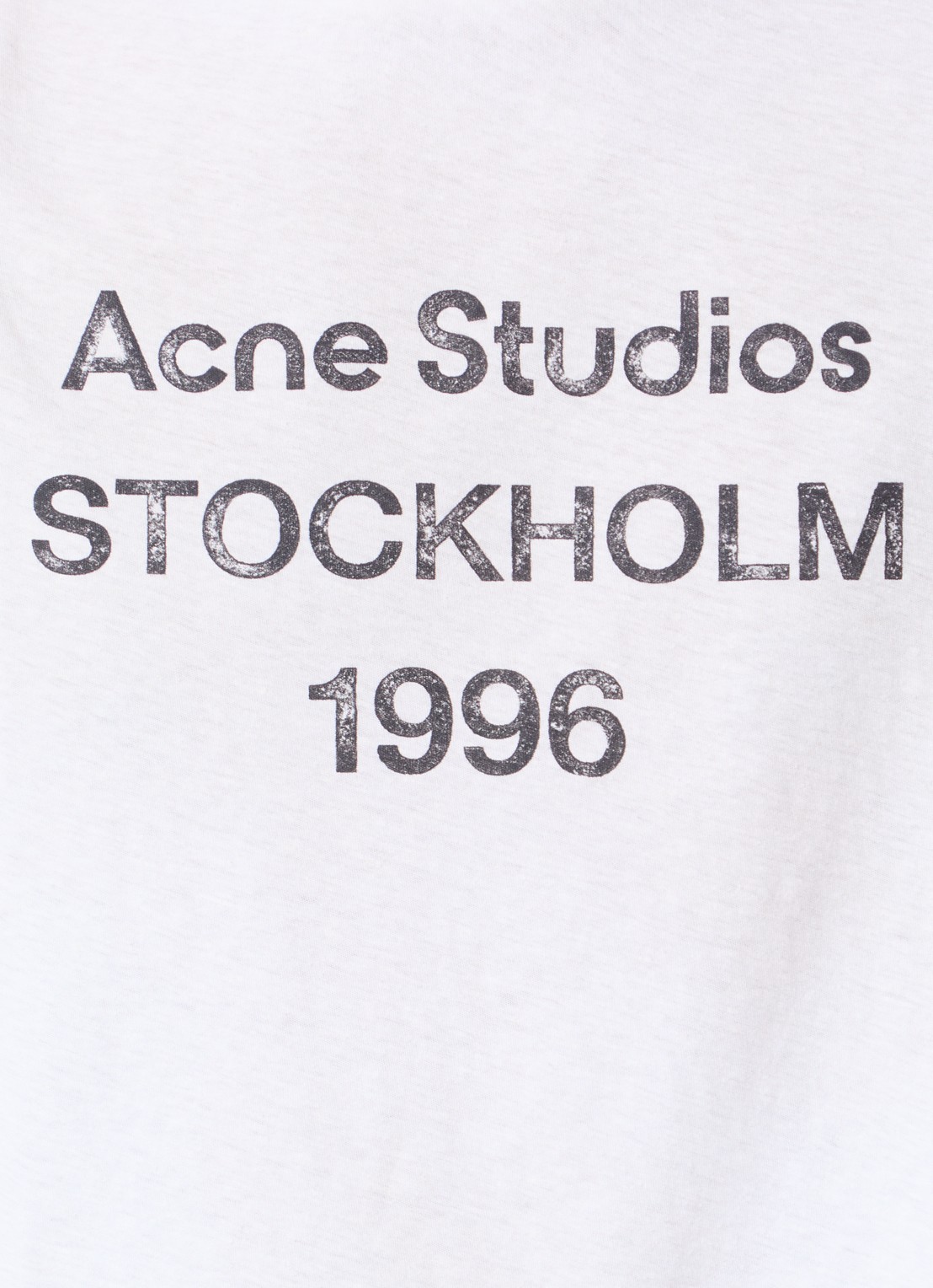 Acne Studios T-shirt met logoprint - detail 5 gebroken wit