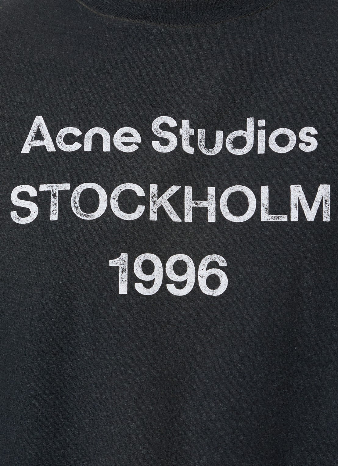 Acne Studios T-shirt met logoprint - detail 5 donkergroen