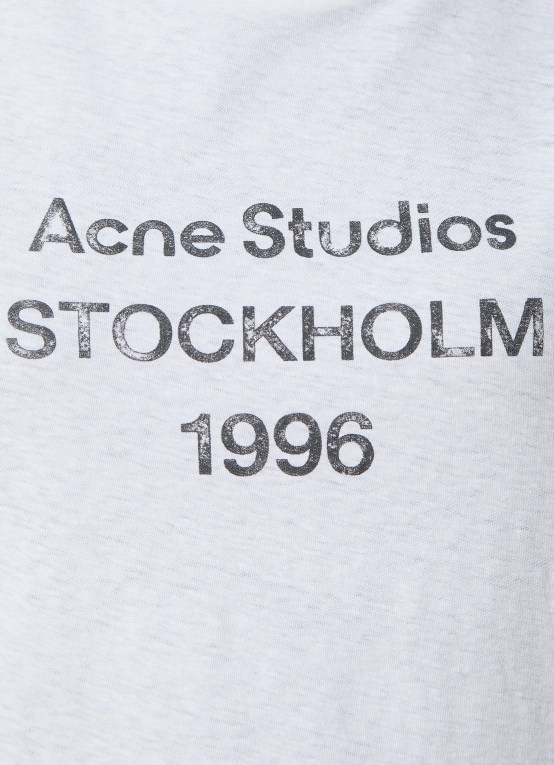 Acne Studios T-shirt met logoprint - detail 2 gebroken wit