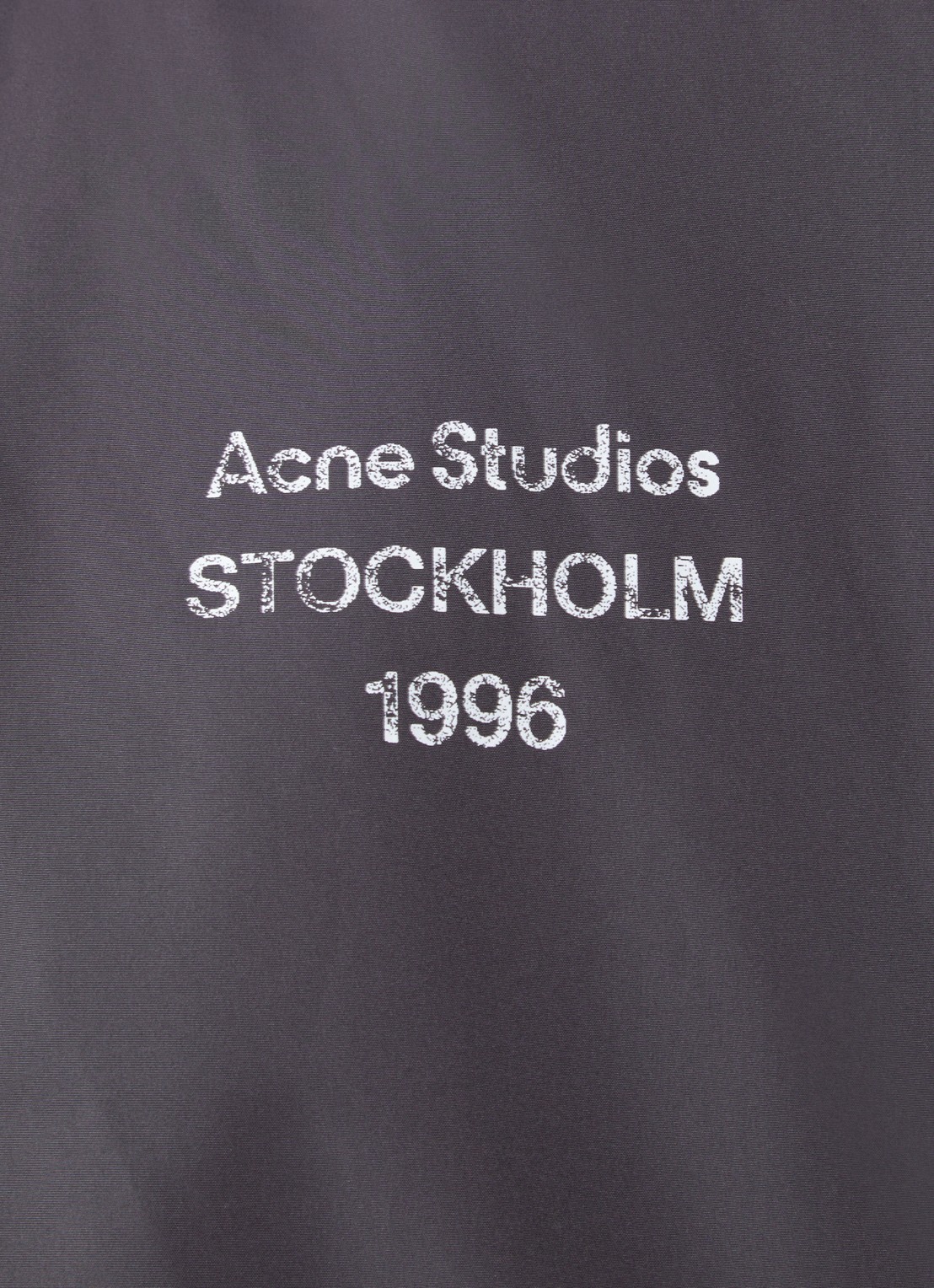 Acne Studios Windjack met steekzakken - detail 6 creme