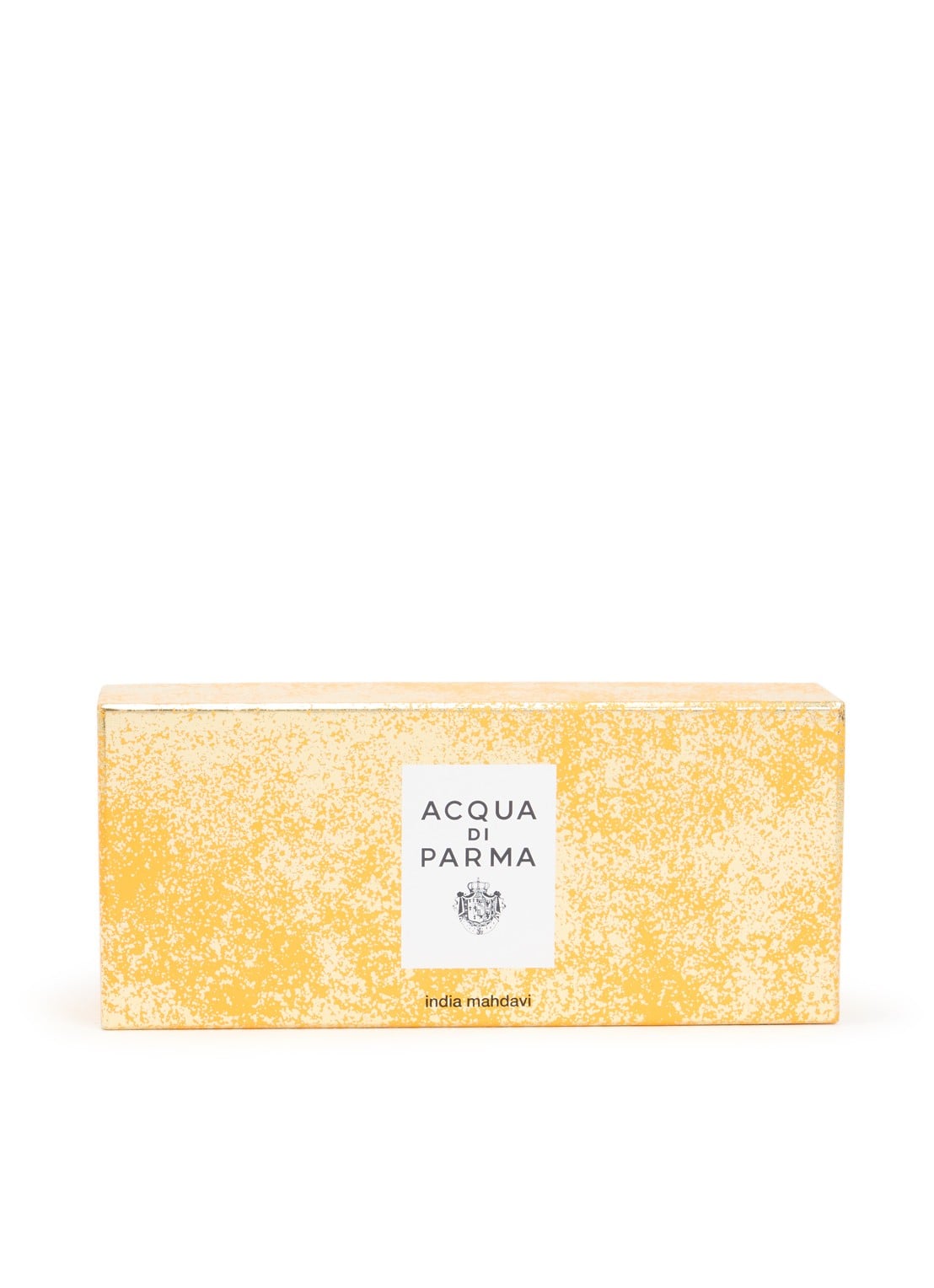 Acqua di Parma India Mahdavi geurkaars 70 gram set van 3 - voorkant geel