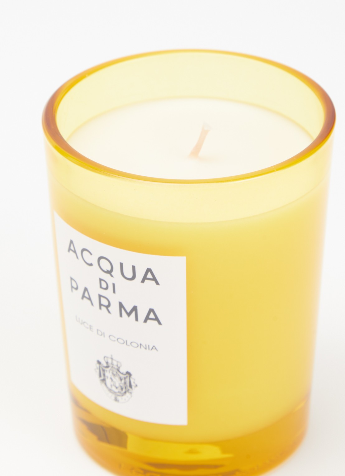 Acqua di Parma Luce di Colonia geurkaars 200 gram - voorkant 2 geel