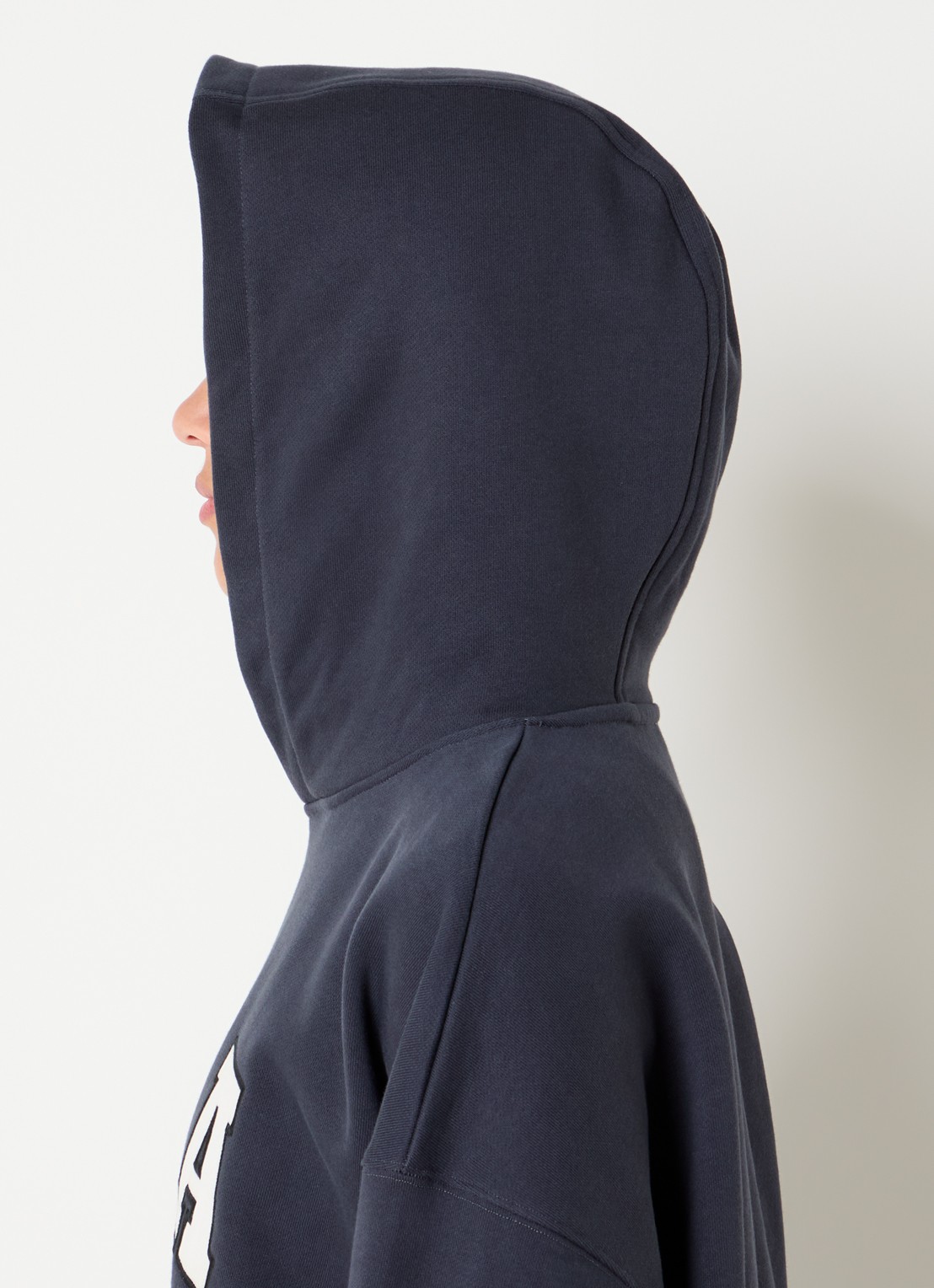 Adanola Ada sweater met logoborduring - detail 2 indigo