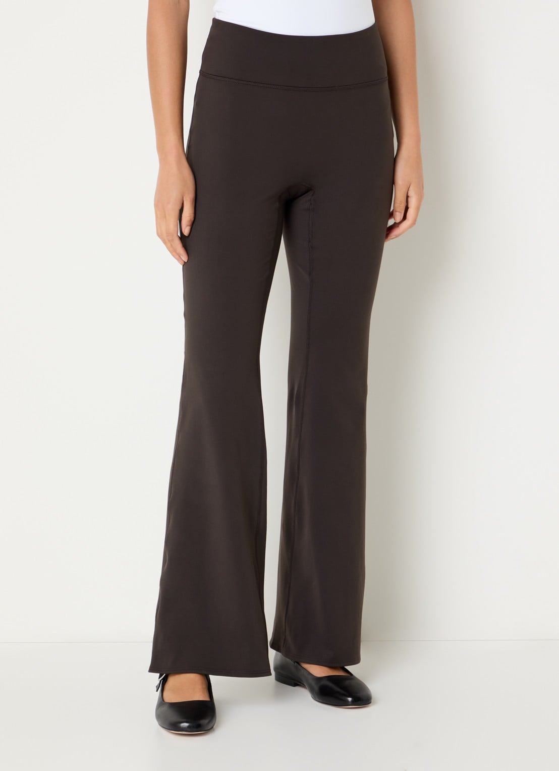 Adanola High waist flared fit trainingslegging met stretch - detail 4 donkerbruin