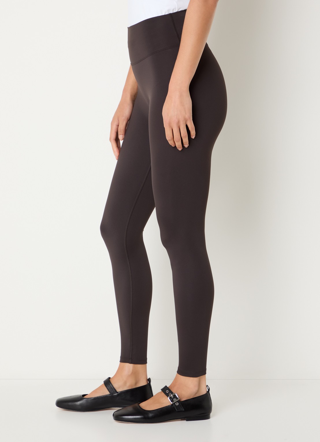 Adanola Ultimate high waist skinny fit trainingslegging met stretch - detail 4 donkerbruin