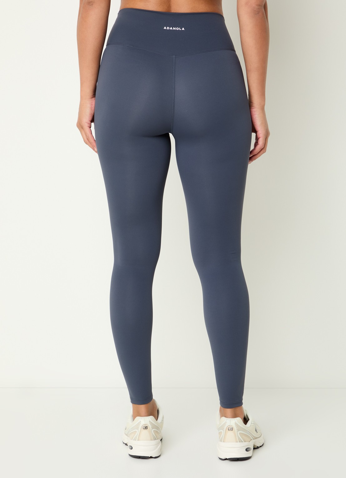 Adanola Ultimate high waist skinny fit trainingslegging met stretch - achterkant 3 staalblauw