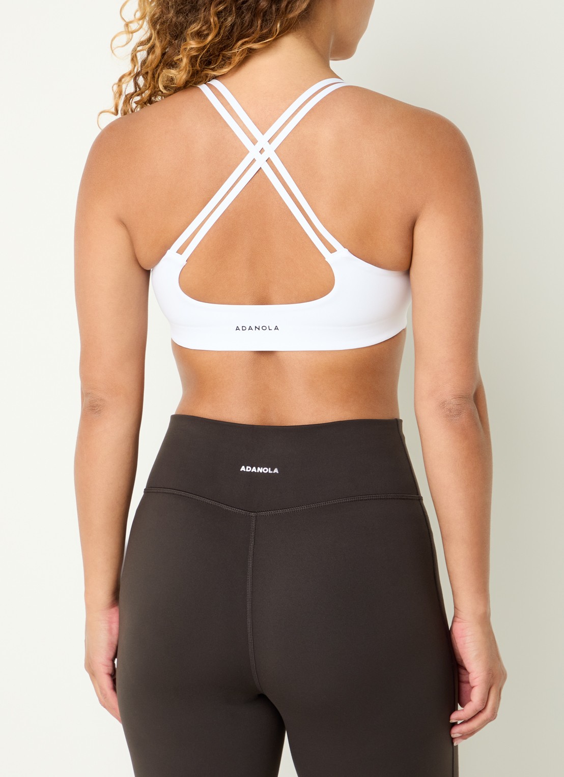 Adanola Ultimate sport bh met medium support en uitneembare vulling - achterkant 4 wit