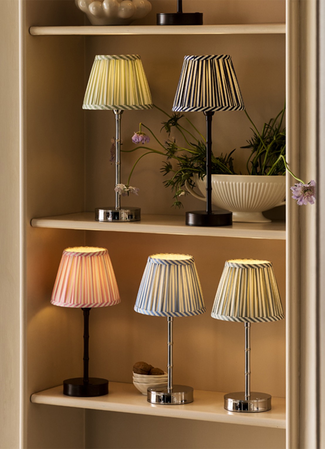 Addison Ross Bamboo lampvoet 25 cm - voorkant 2 bruin