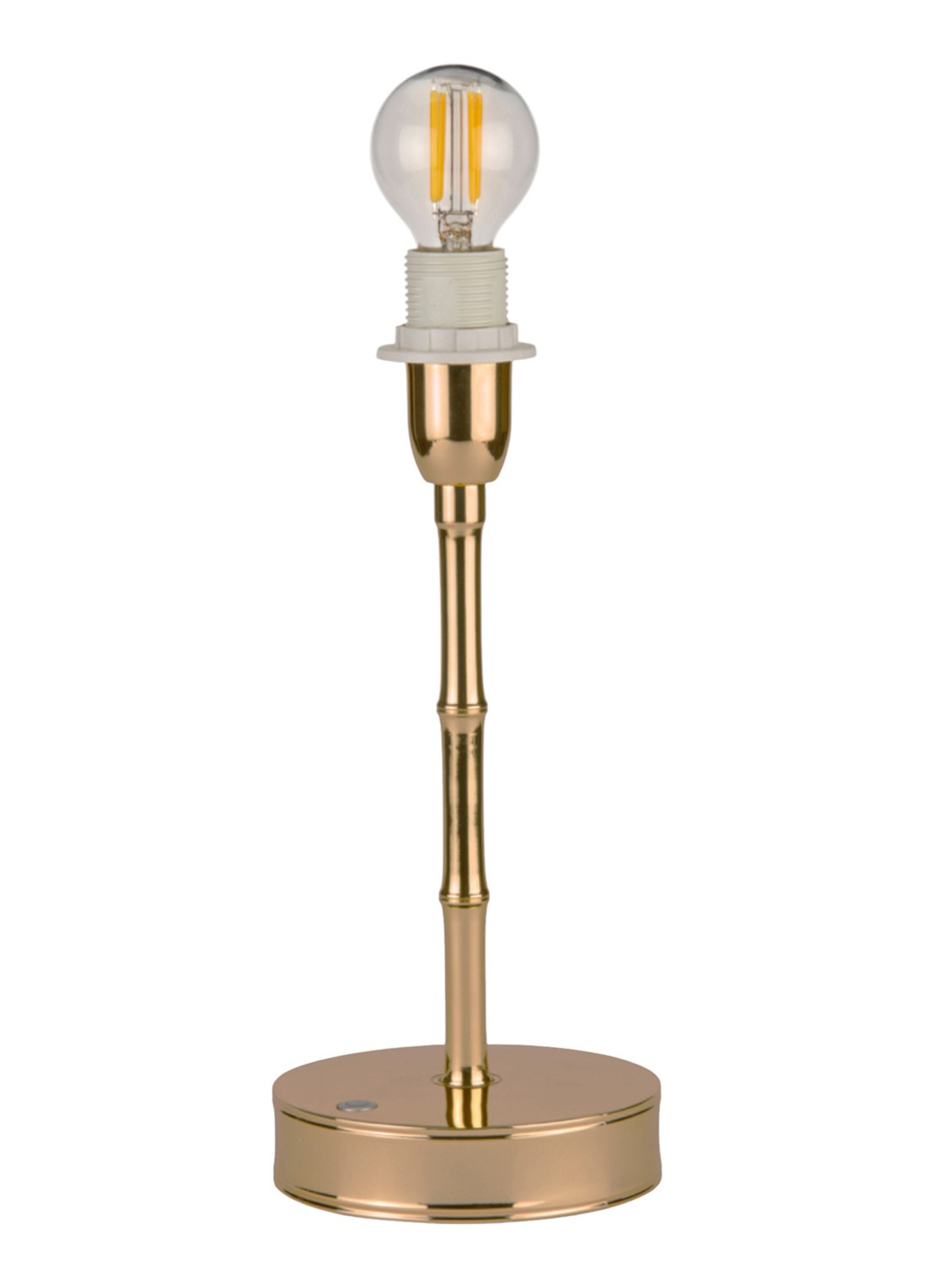 Addison Ross Bamboo lampvoet 25 cm - voorkant 2 goud
