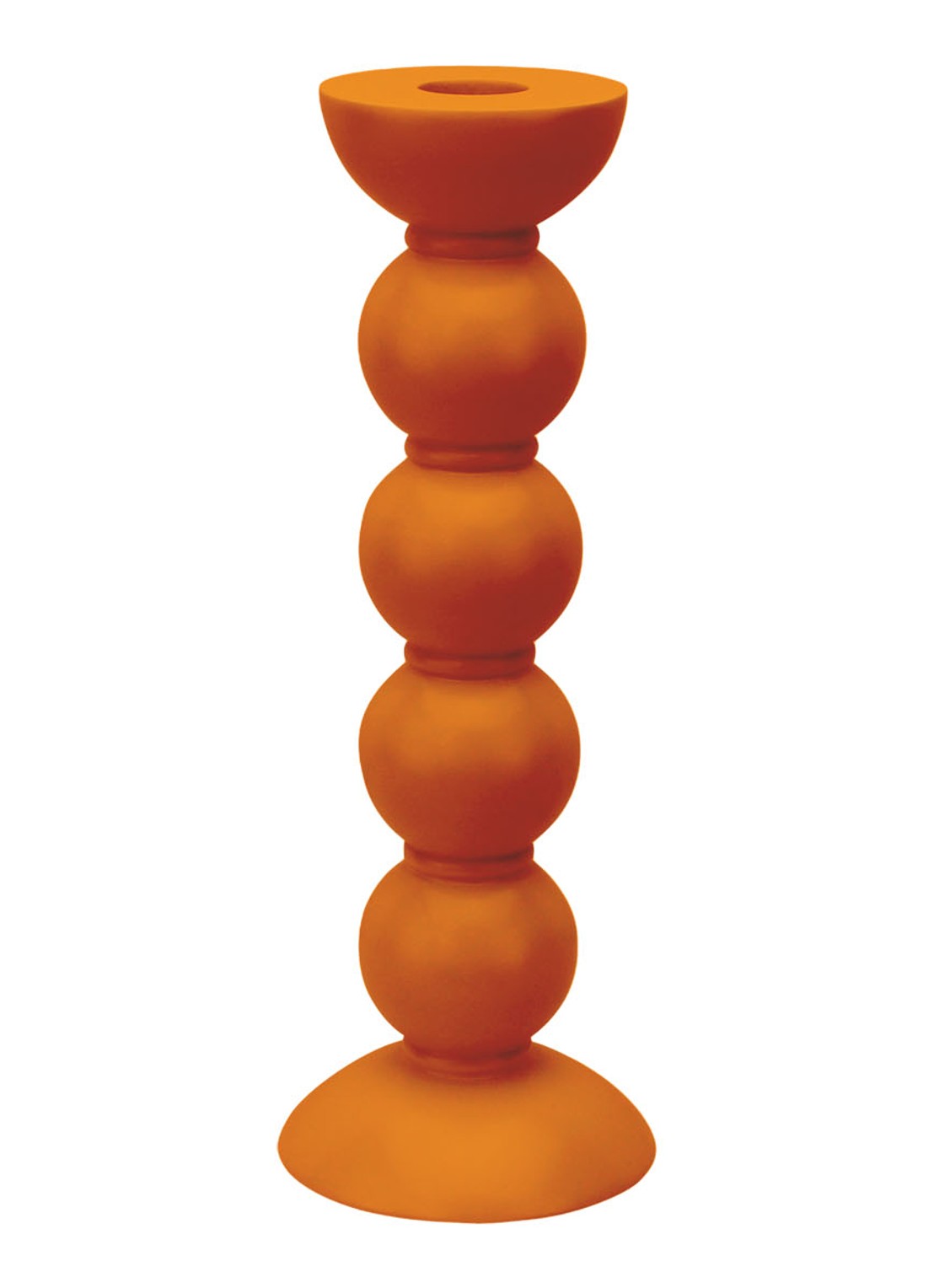 Addison Ross Bobbin kandelaar 24 cm - voorkant oranje