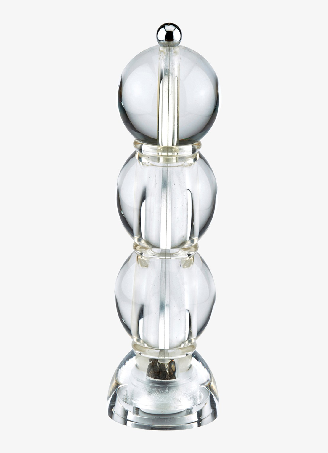 Addison Ross Bobbin peper- en zoutmolen 24 cm - voorkant transparant