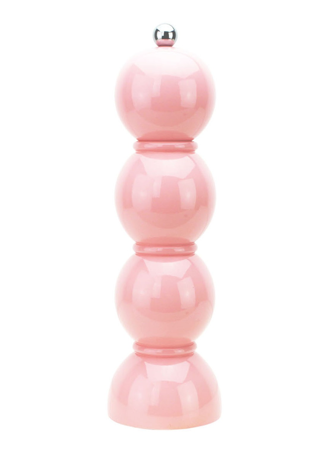 Addison Ross Bobbin peper / zoutmolen 22 cm - voorkant 3 roze