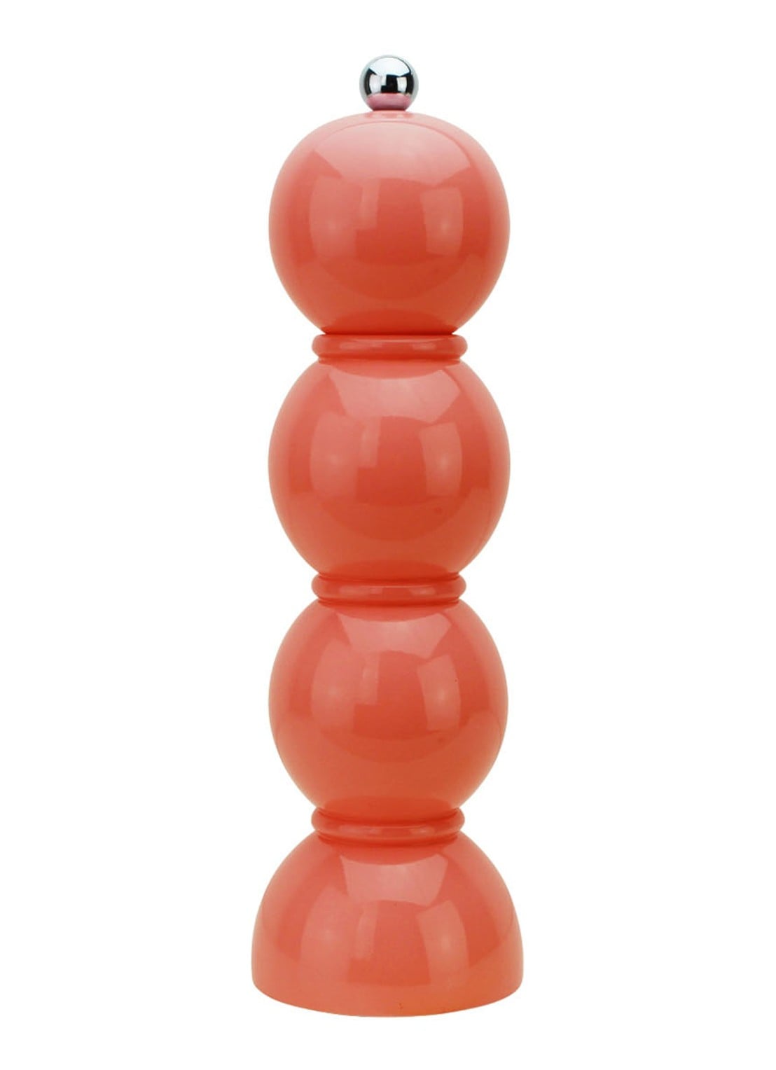 Addison Ross Bobbin peper / zoutmolen 24 cm - voorkant 2 roze