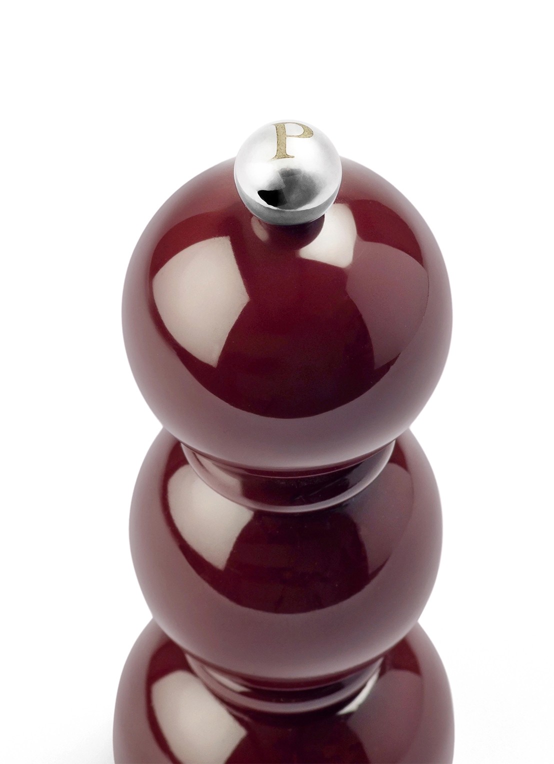 Addison Ross Bobbin zout- en pepermolen 14 cm - achterkant rood