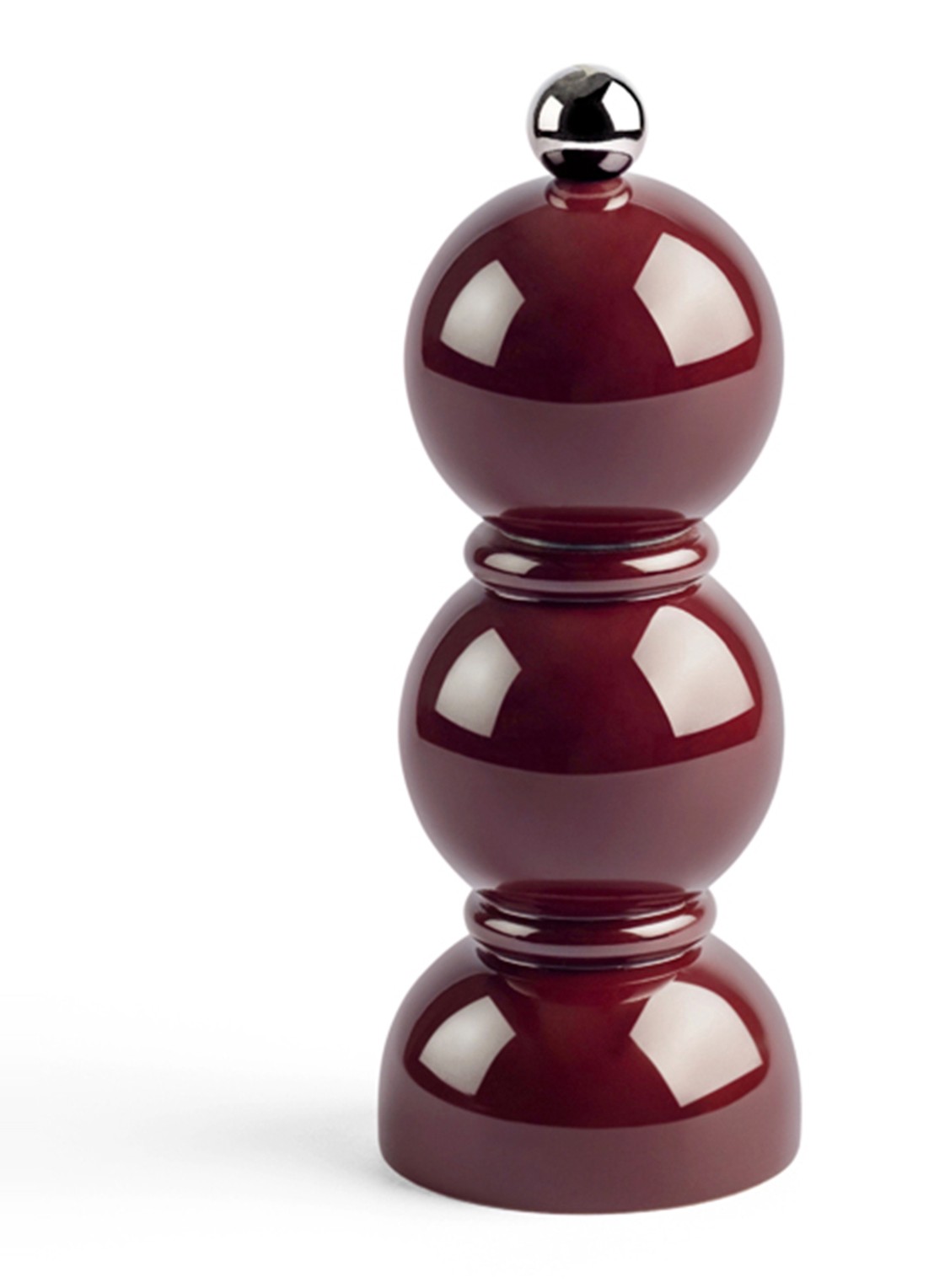 Addison Ross Bobbin zout- en pepermolen 14 cm - voorkant 2 rood