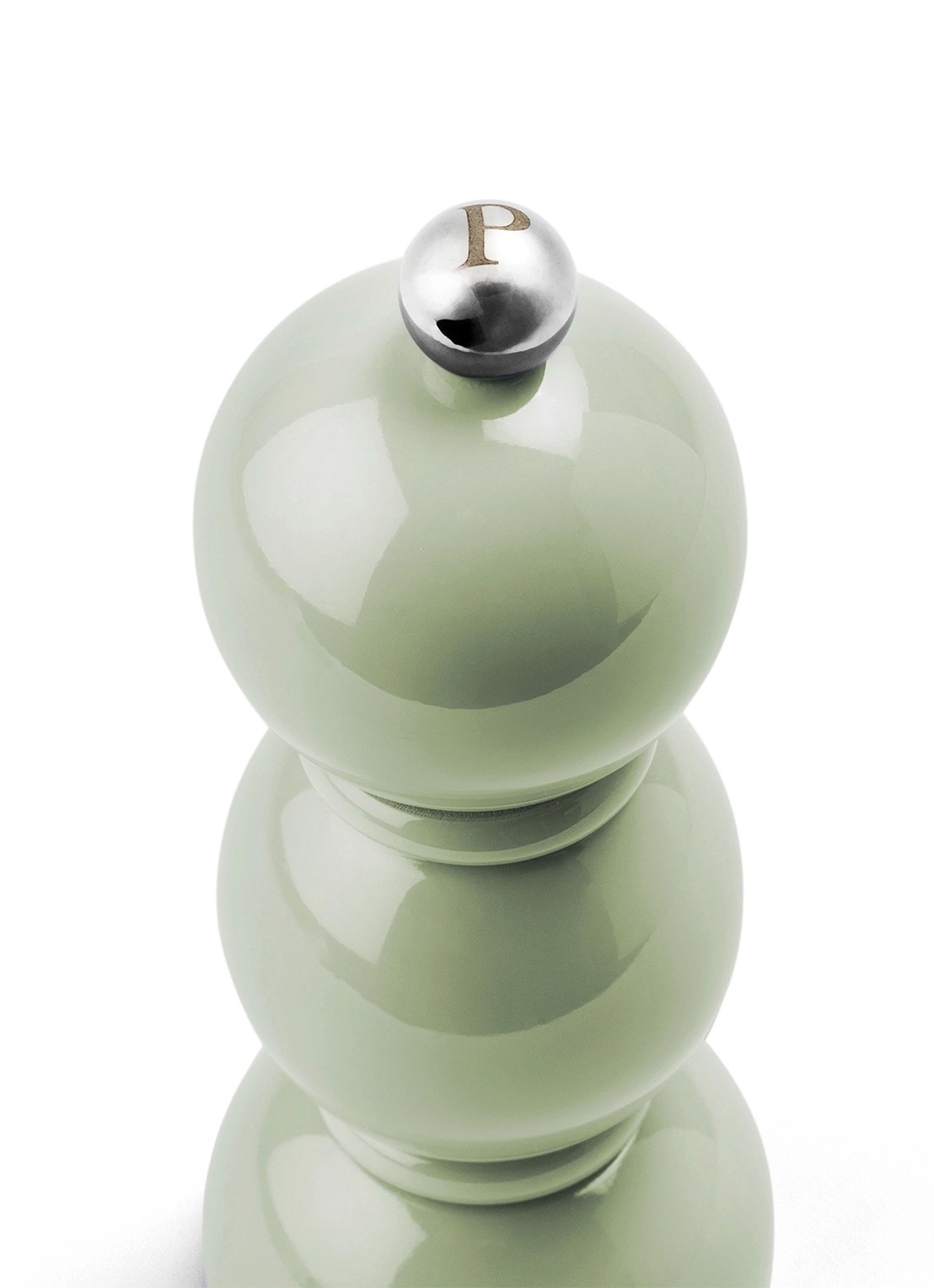 Addison Ross Bobbin zout- en pepermolen 14 cm - achterkant groen