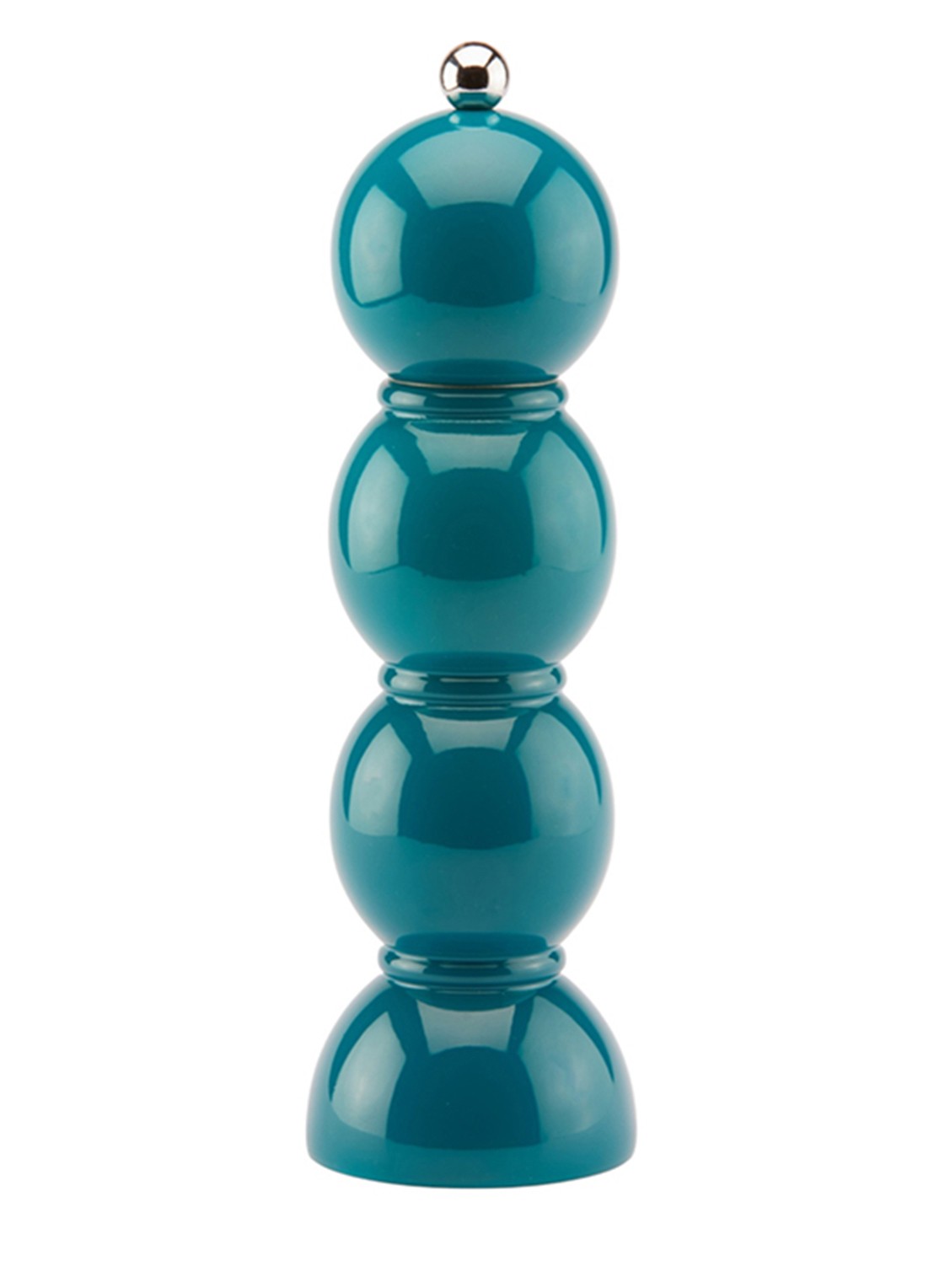 Addison Ross Bobbin zout- en pepermolen 24 cm - voorkant zeegroen