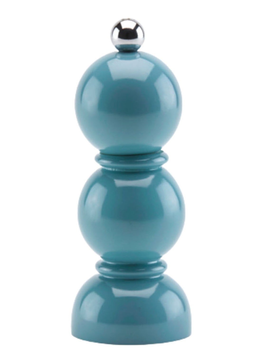 Addison Ross Mini Bobbin peper / zoutmolen 14 cm - voorkant blauwgrijs