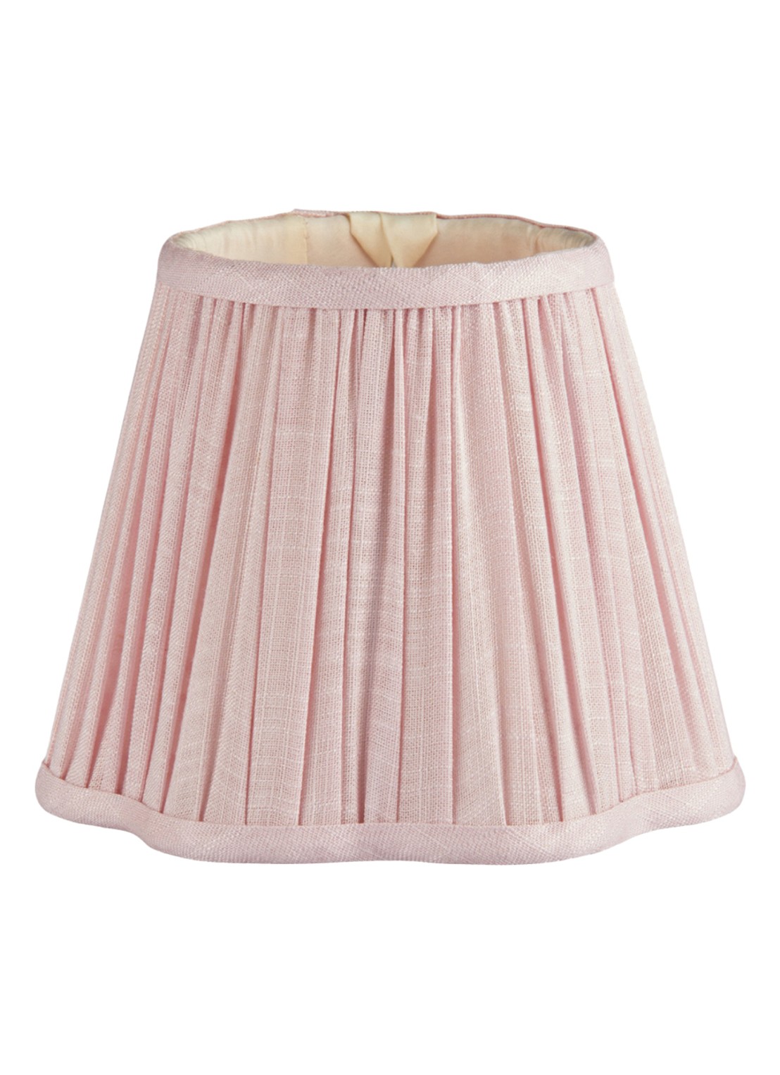 Addison Ross Scallop lampenkap 16 cm - voorkant roze