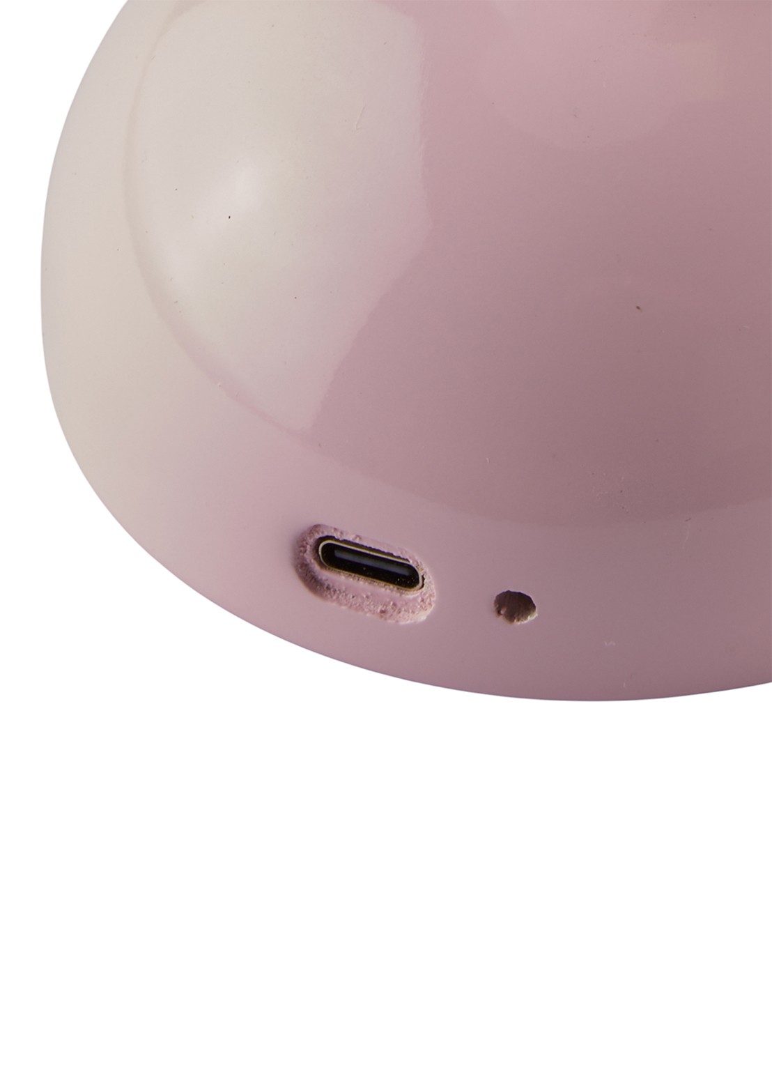 Addison Ross Scallop LED tafellamp 28 cm    - achterkant 2 roze