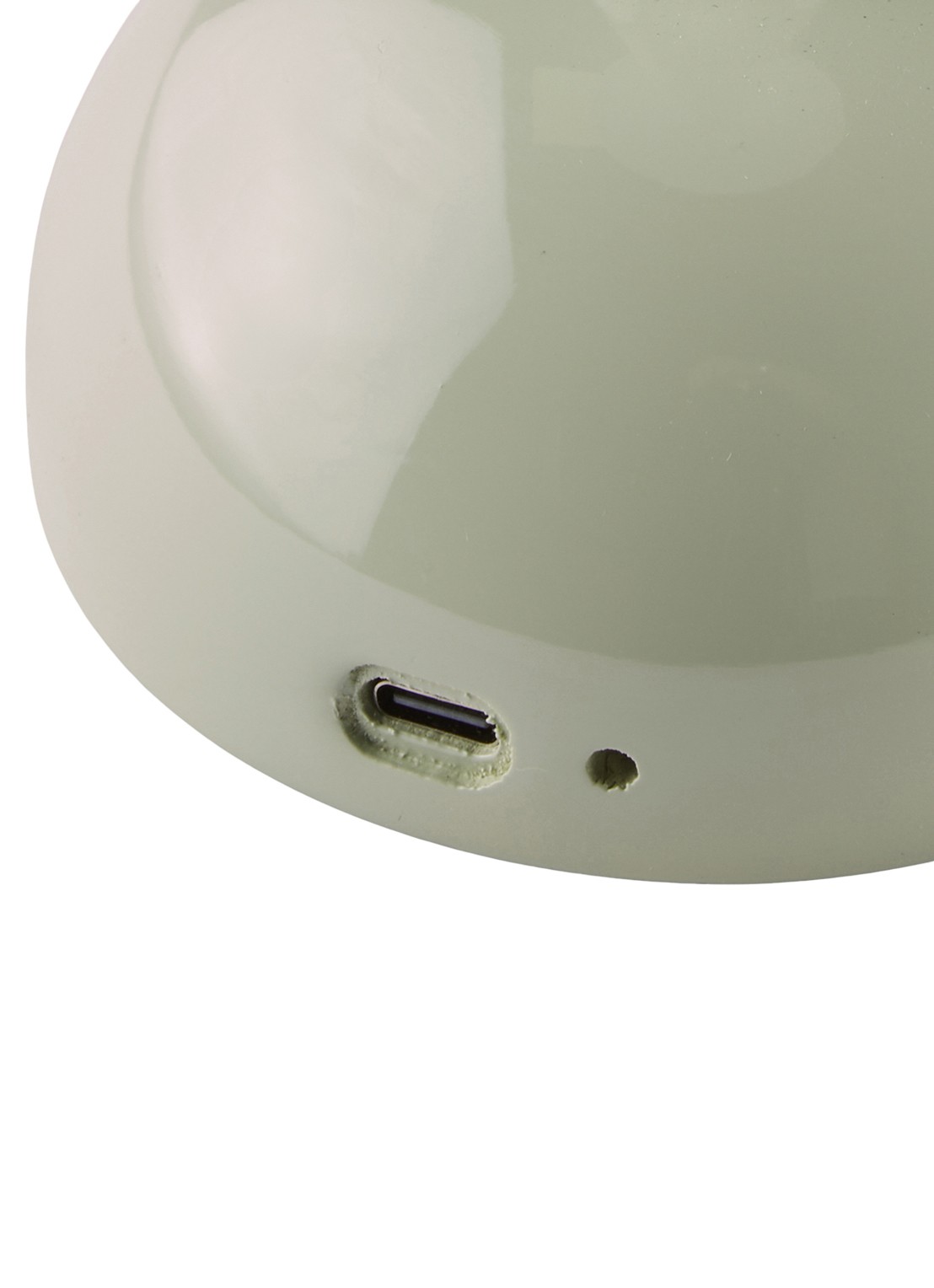Addison Ross Scallop LED tafellamp 28 cm    - achterkant groen