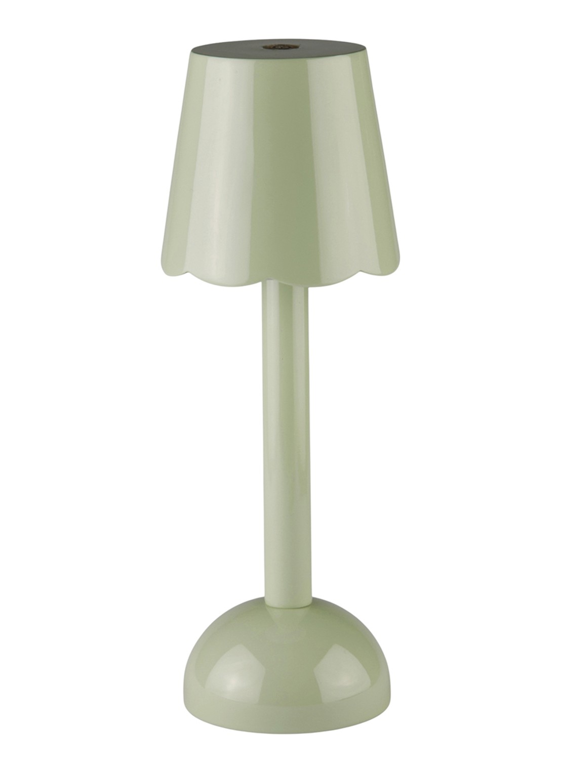Addison Ross Scallop LED tafellamp 28 cm    - voorkant 4 groen
