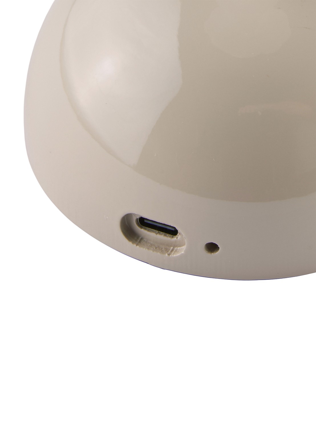 Addison Ross Scallop LED tafellamp 28 cm    - achterkant beige