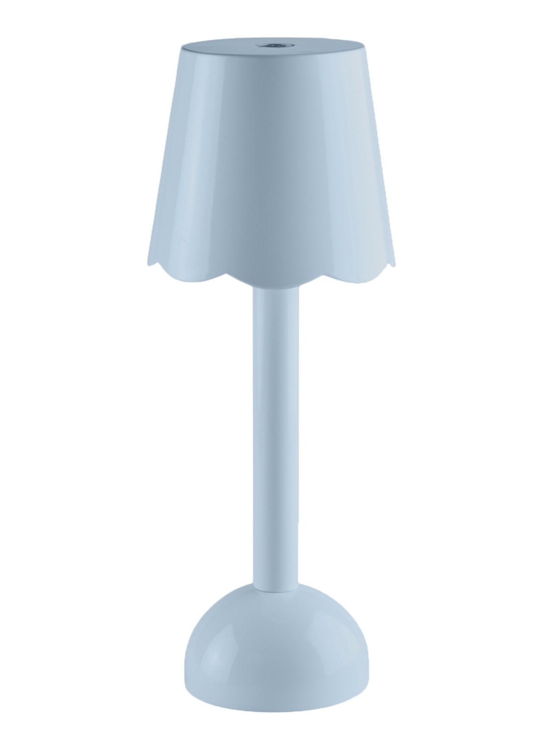 Addison Ross Scallop LED tafellamp 28 cm    - voorkant blauw