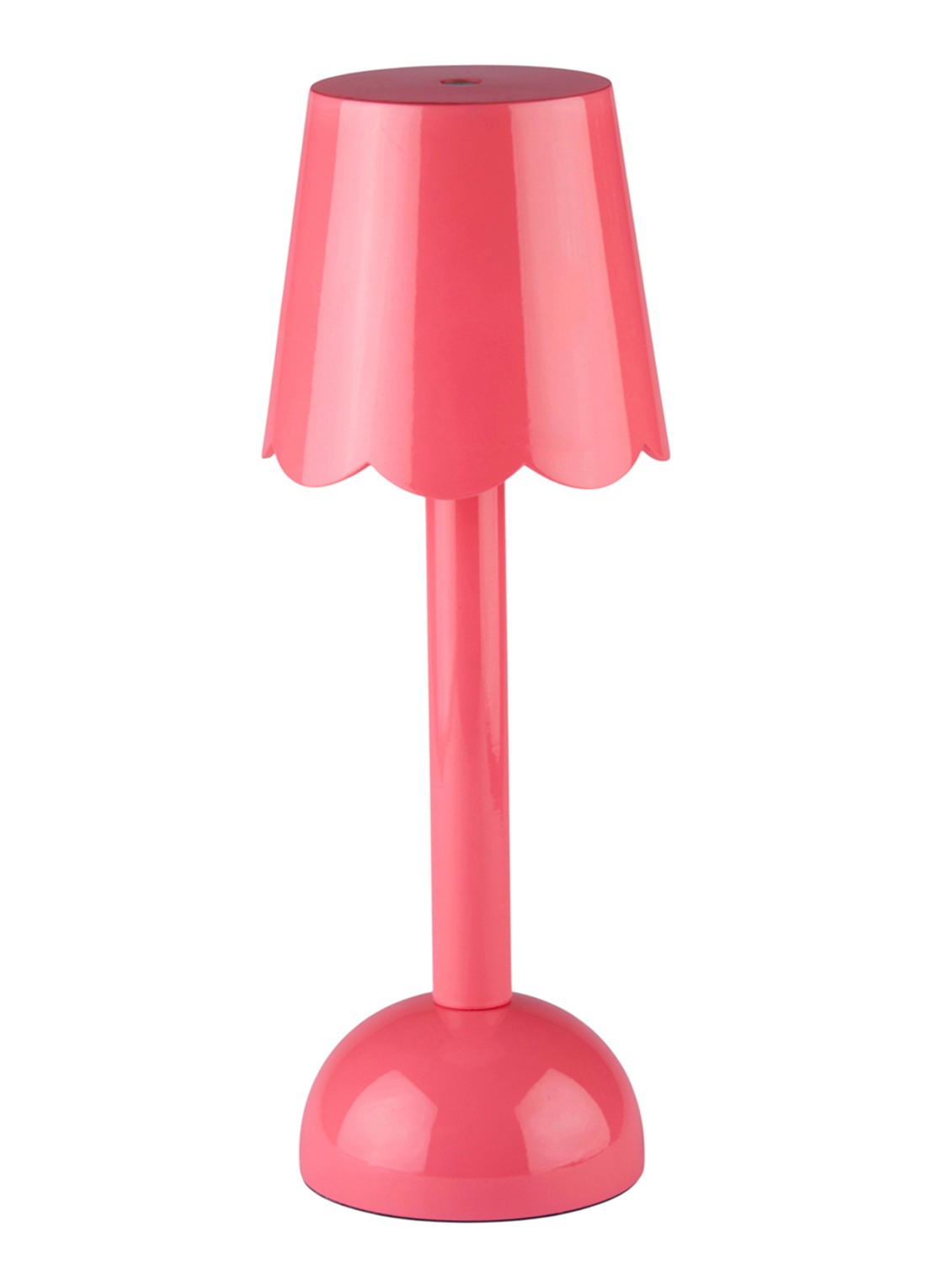 Addison Ross Scallop LED tafellamp 28 cm - voorkant 3 roze