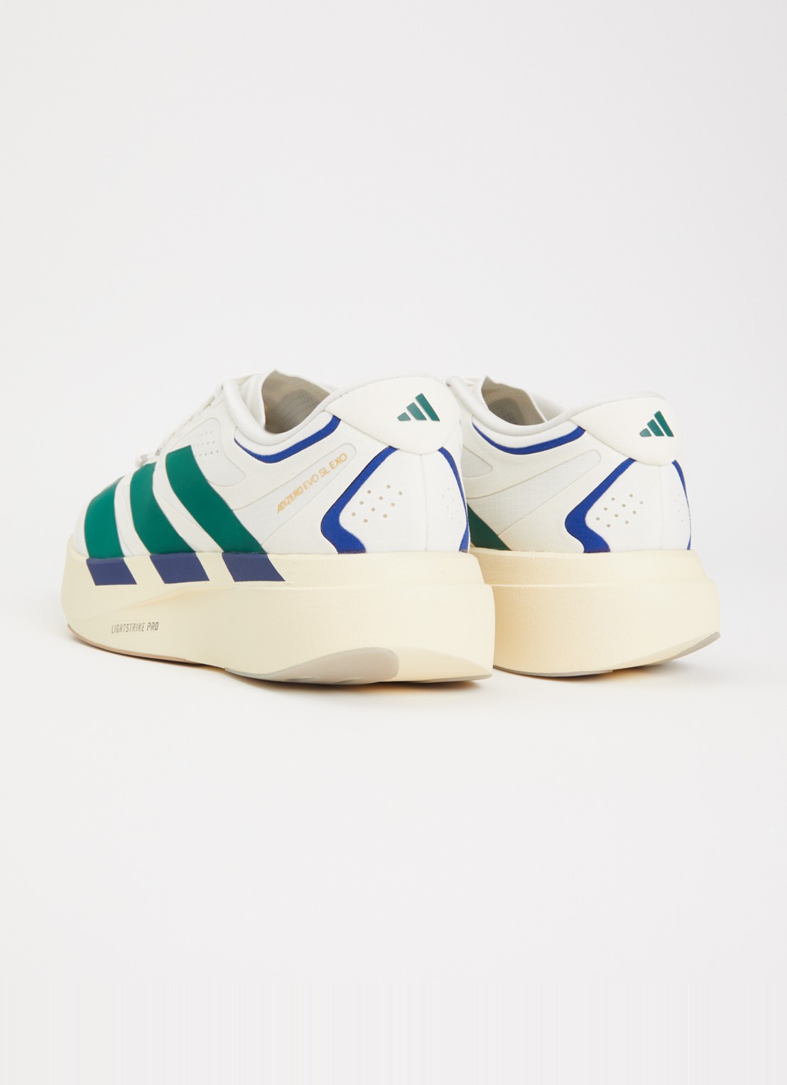 Adidas Adizero EVO SL EXO sneaker van mesh - achterkant 5 gebroken wit