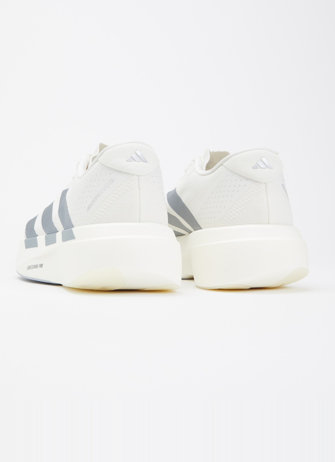 Adidas Adizero Evo SL hardloopschoen met logo  - achterkant wit