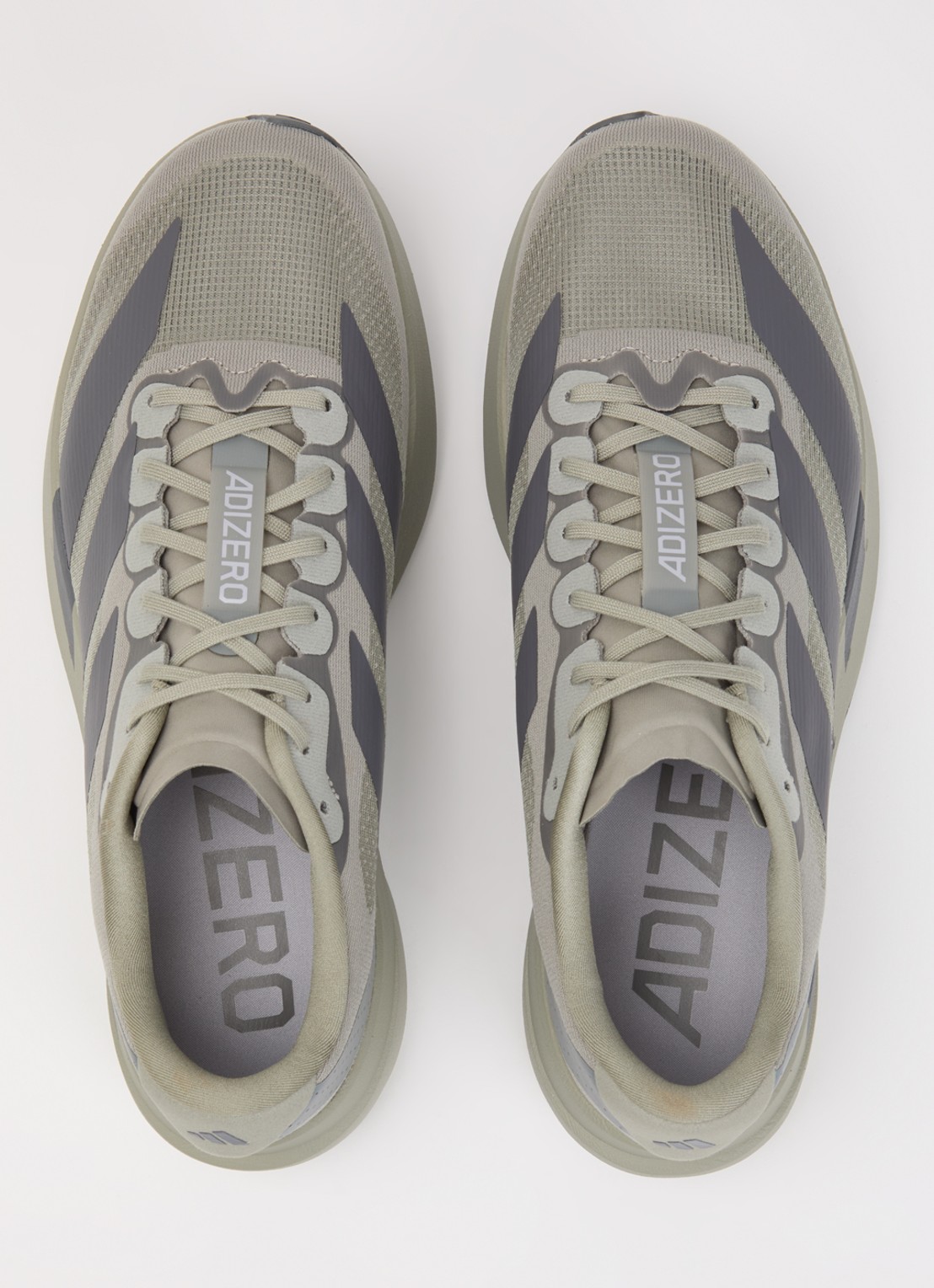Adidas Adizero Evo SL hardloopschoen met logo  - detail 3 lichtgroen
