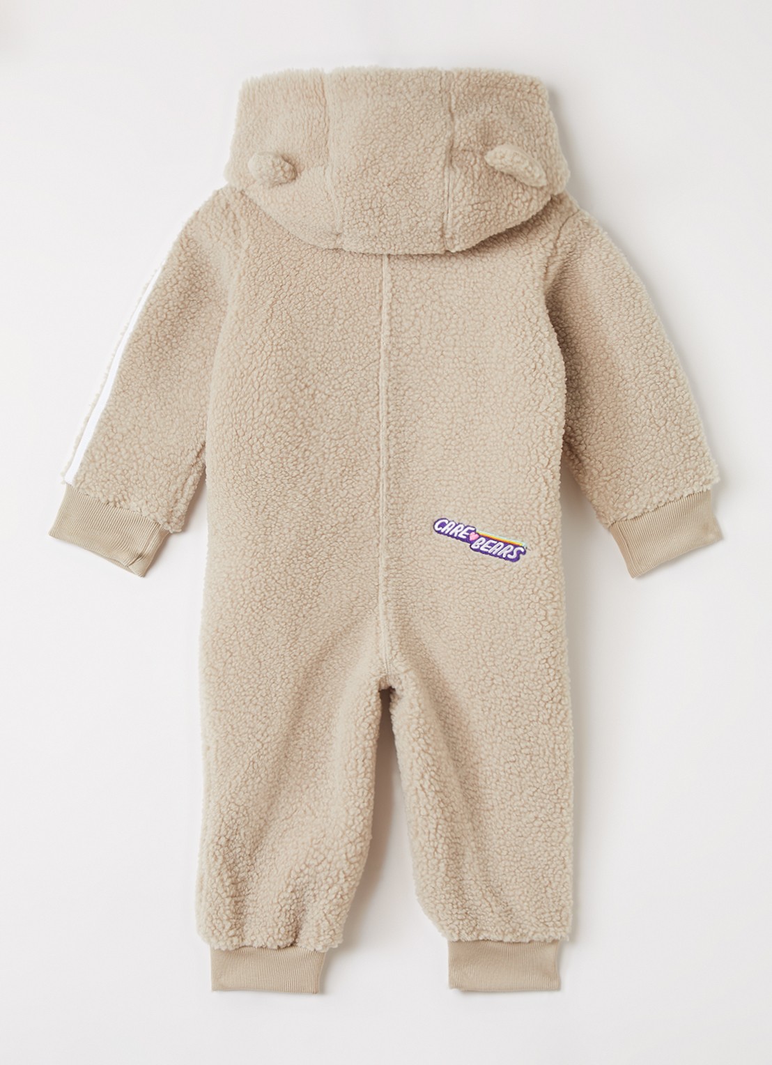 Adidas Babypak van teddy - voorkant 2 beige