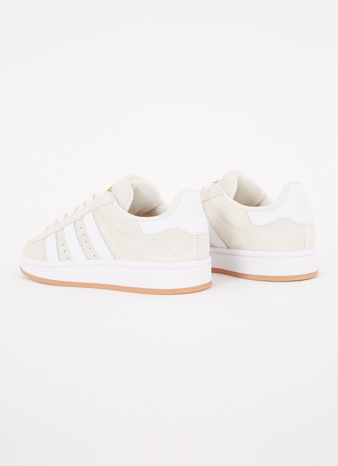 Adidas Campus 00S sneaker van suède  - achterkant 5 gebroken wit