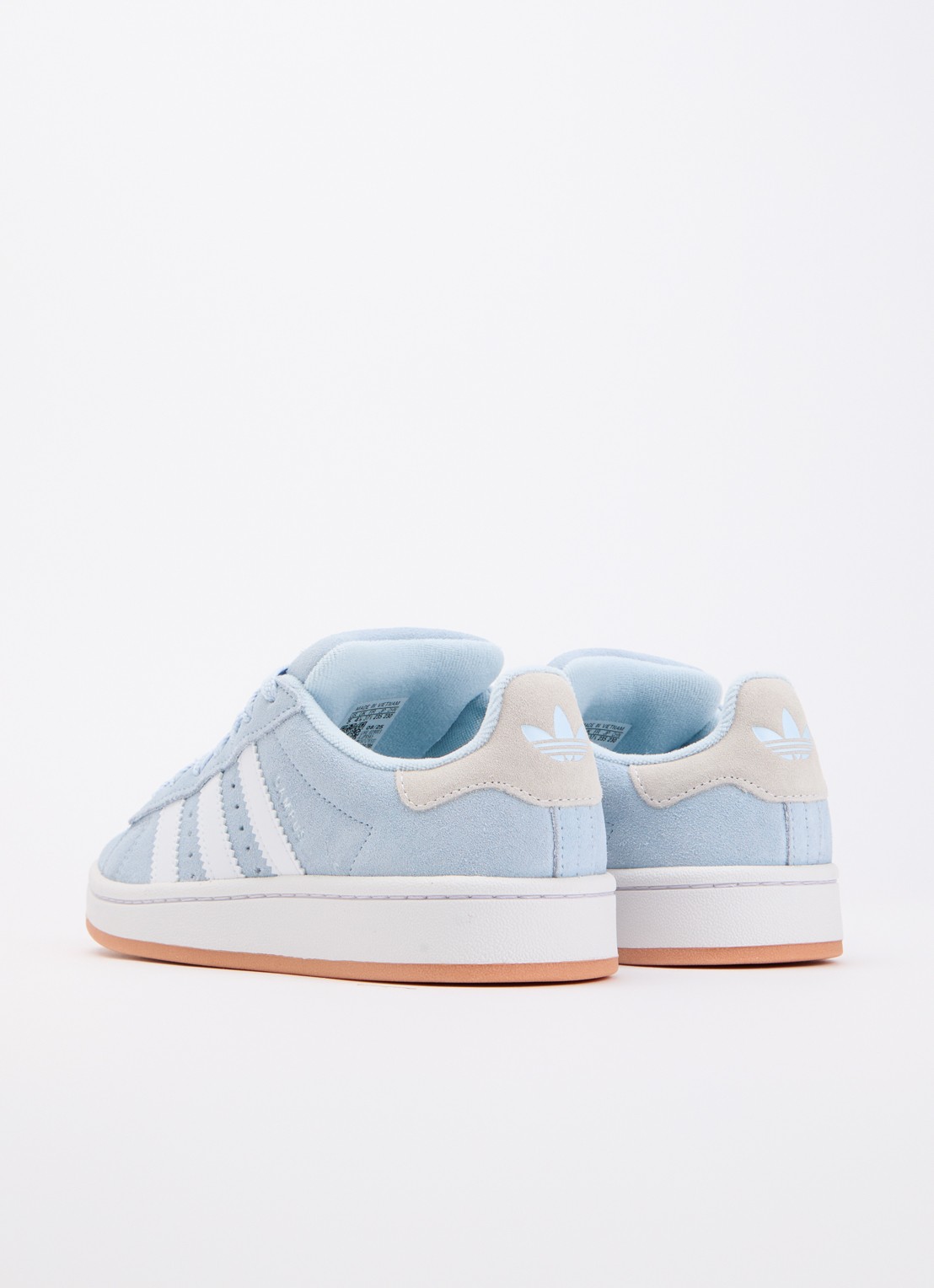 Adidas Campus 00s sneaker van suède - achterkant lichtblauw