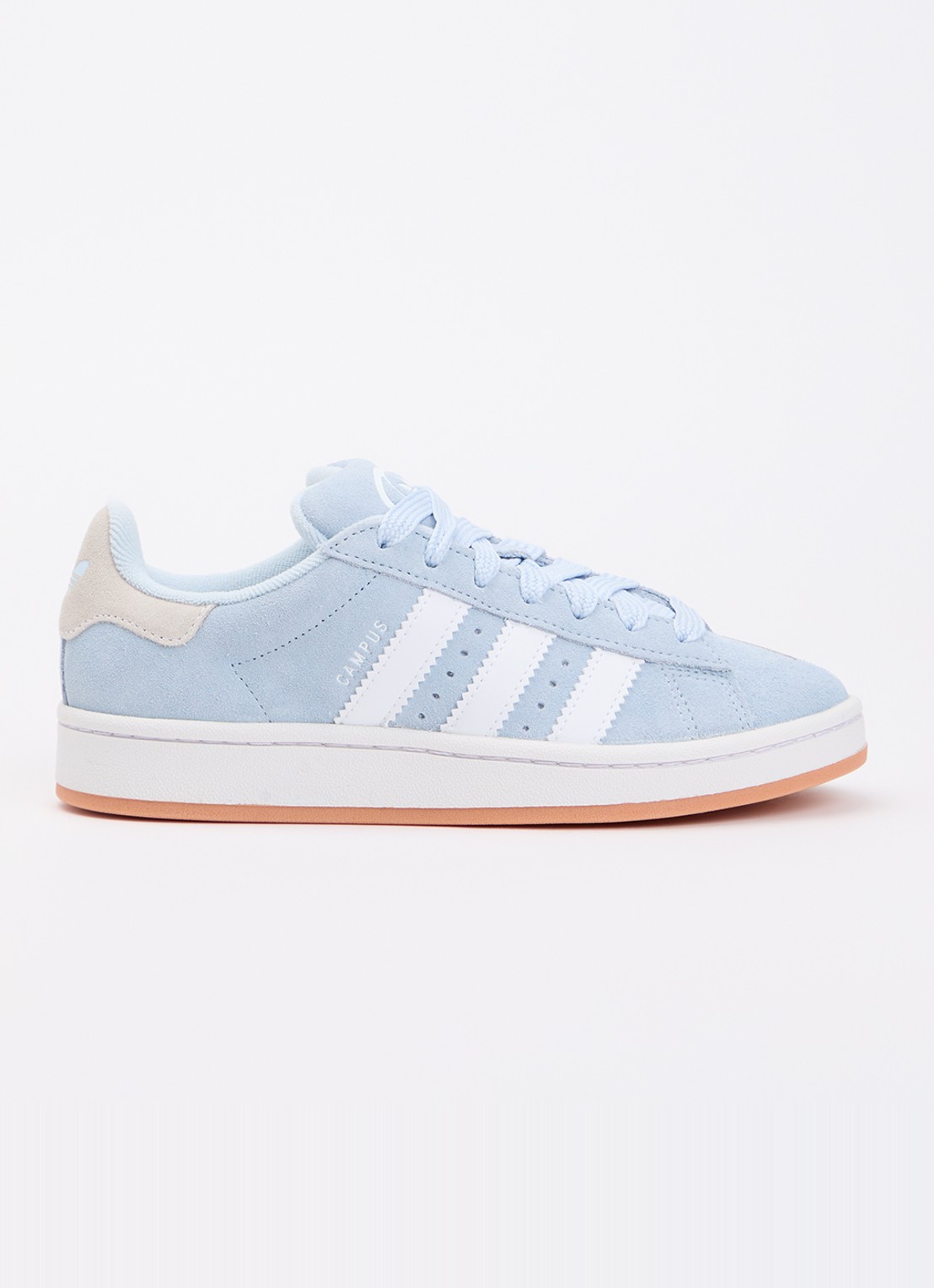 Adidas Campus 00s sneaker van suède - voorkant 2 lichtblauw