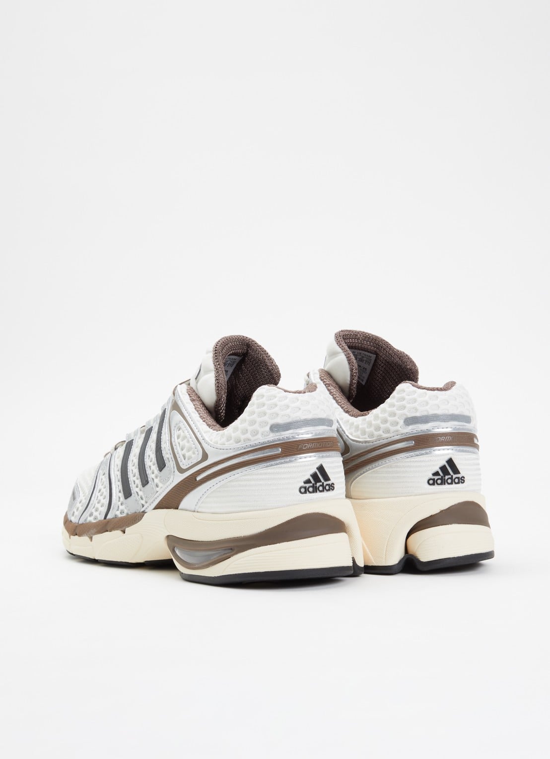 Adidas Control 5 sneaker met mesh details - achterkant 4 wit