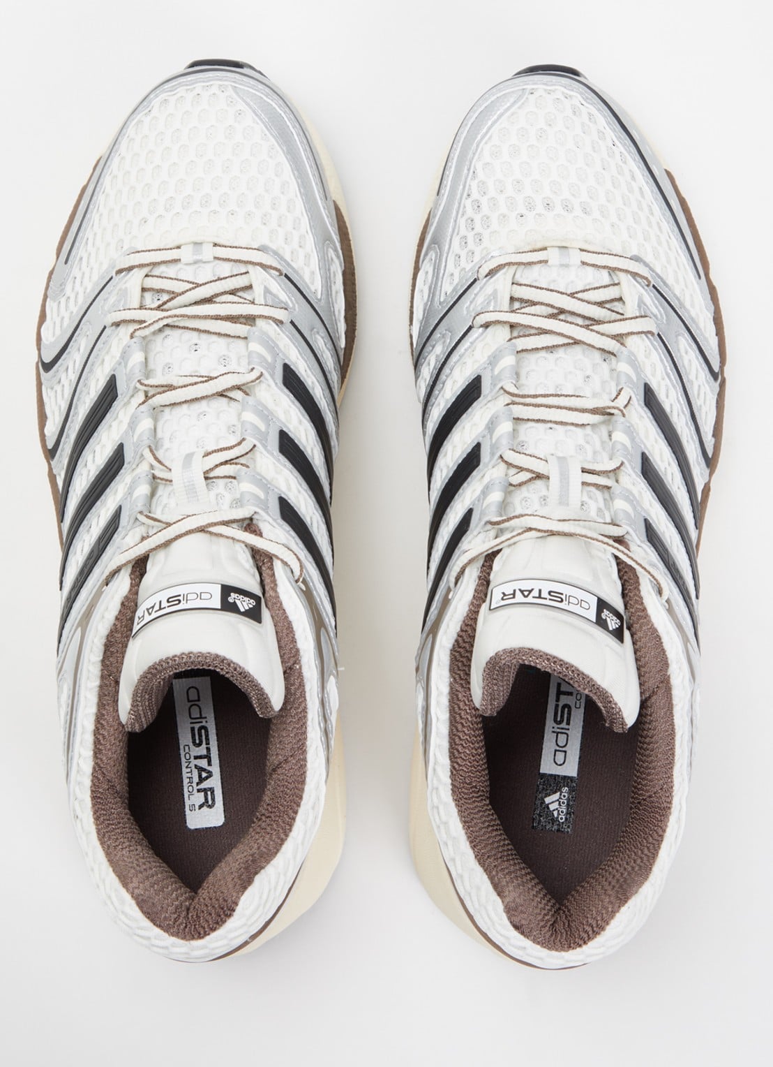 Adidas Control 5 sneaker met mesh details - detail 2 wit
