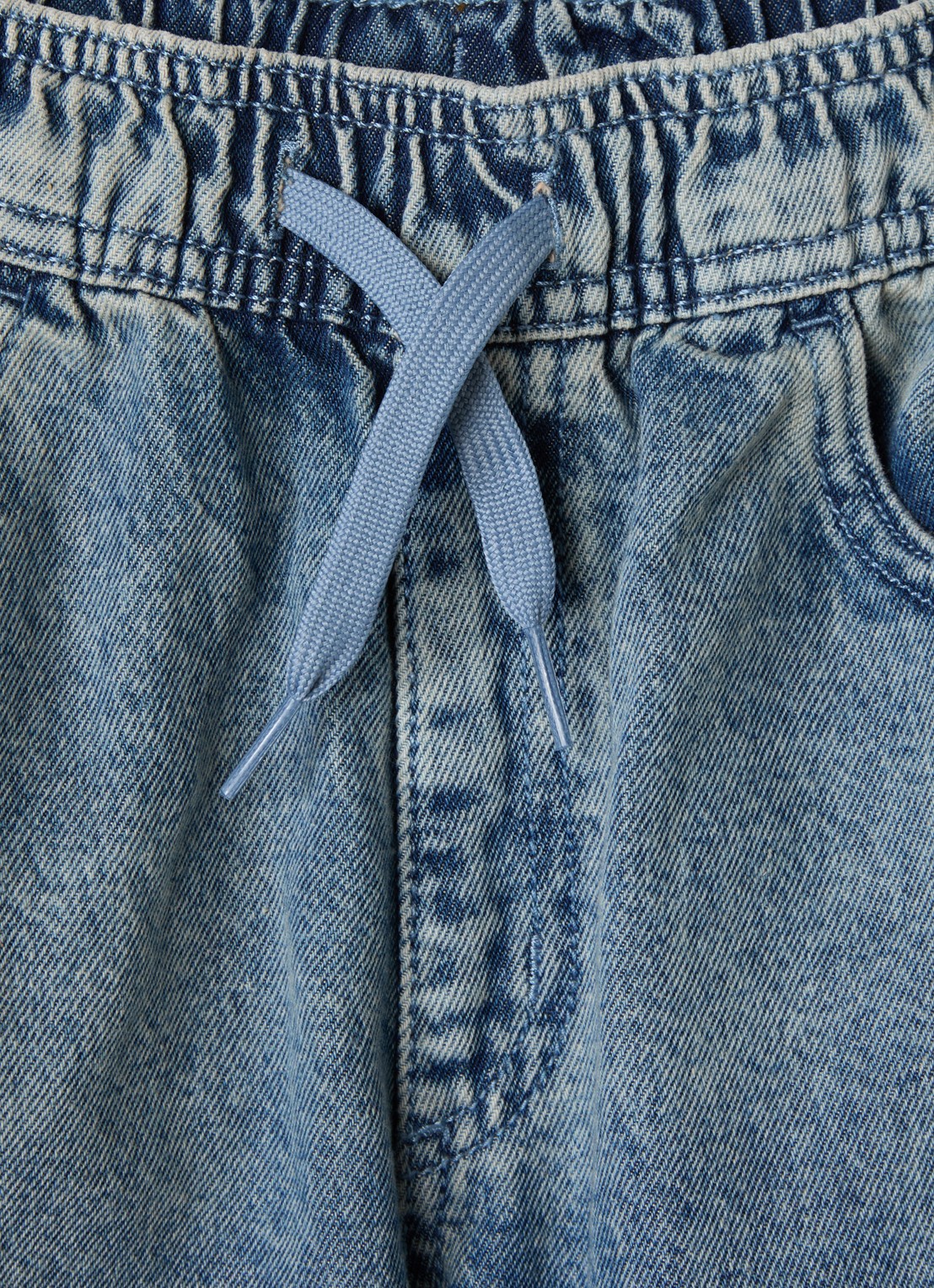 Adidas Firebird loose fit jeans met streepprint - detail 2 indigo