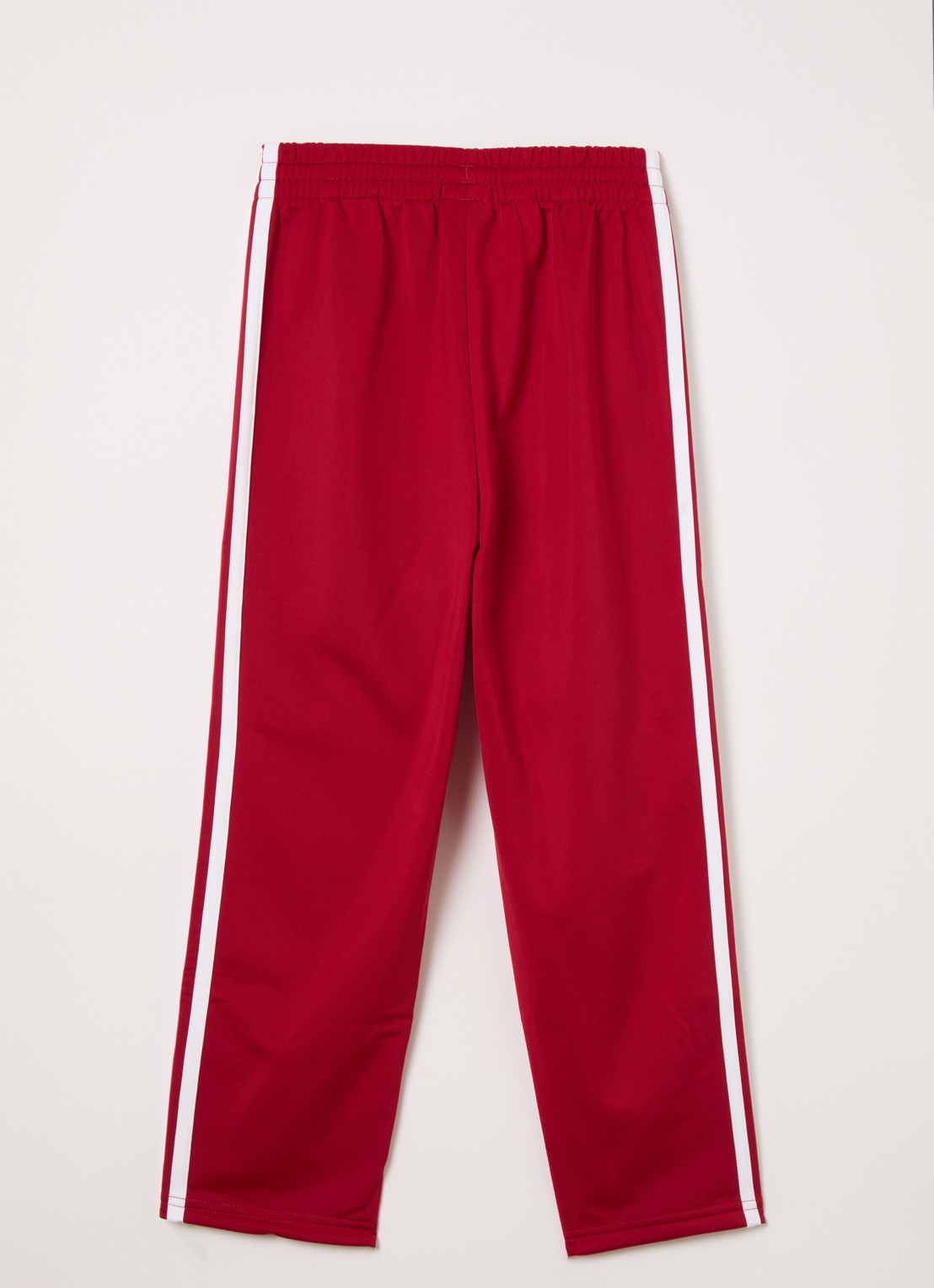 Adidas Firebird slim fit trackpants met logo - voorkant 2 donkerrood