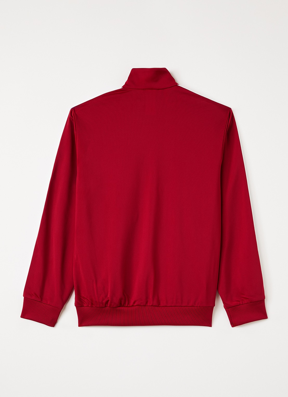 Adidas Firebird trackvest met logo - achterkant rood