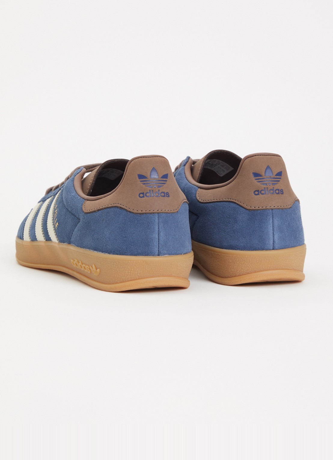 Adidas Gazelle Indoor sneaker van suéde met details van leer  - achterkant 5 blauw