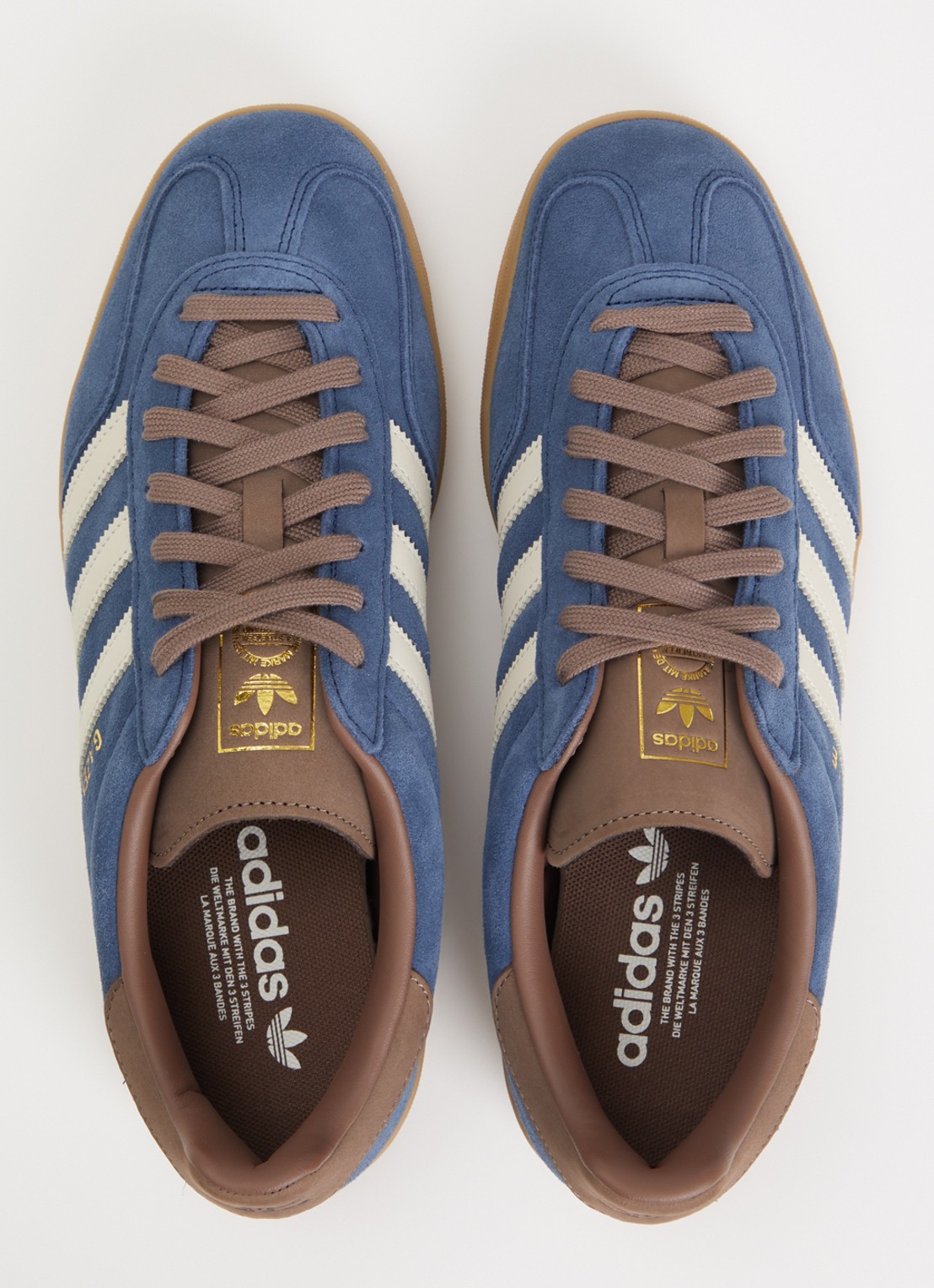 Adidas Gazelle Indoor sneaker van suéde met details van leer  - detail 3 blauw