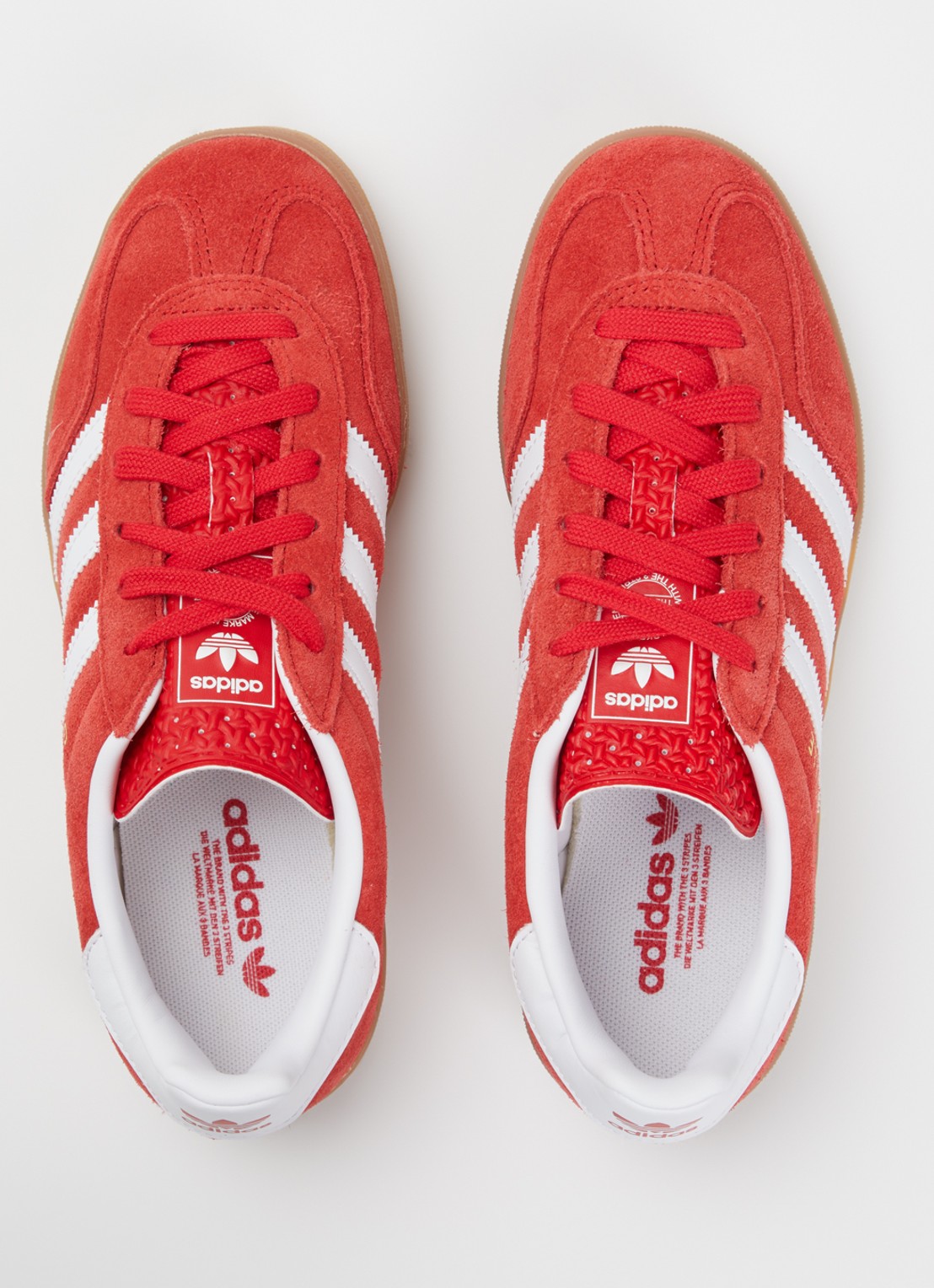 Adidas Gazelle Indoor sneaker van suède  - detail 3 rood