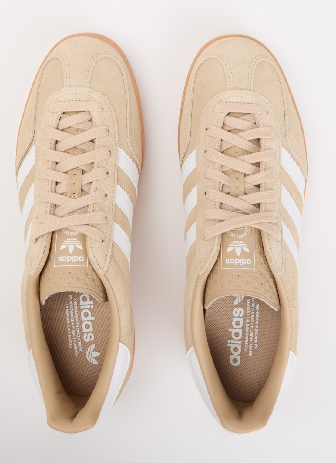 Adidas Gazelle Indoor sneaker van suède - detail 4 beige